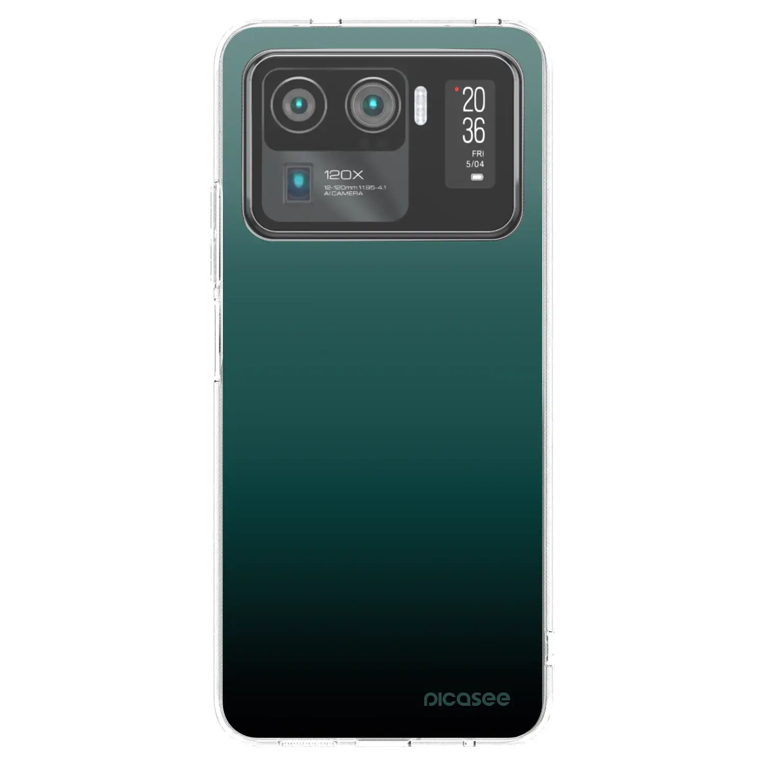 Silikonový průhledný obal pro Xiaomi Mi 11 Ultra - Verdant Fade