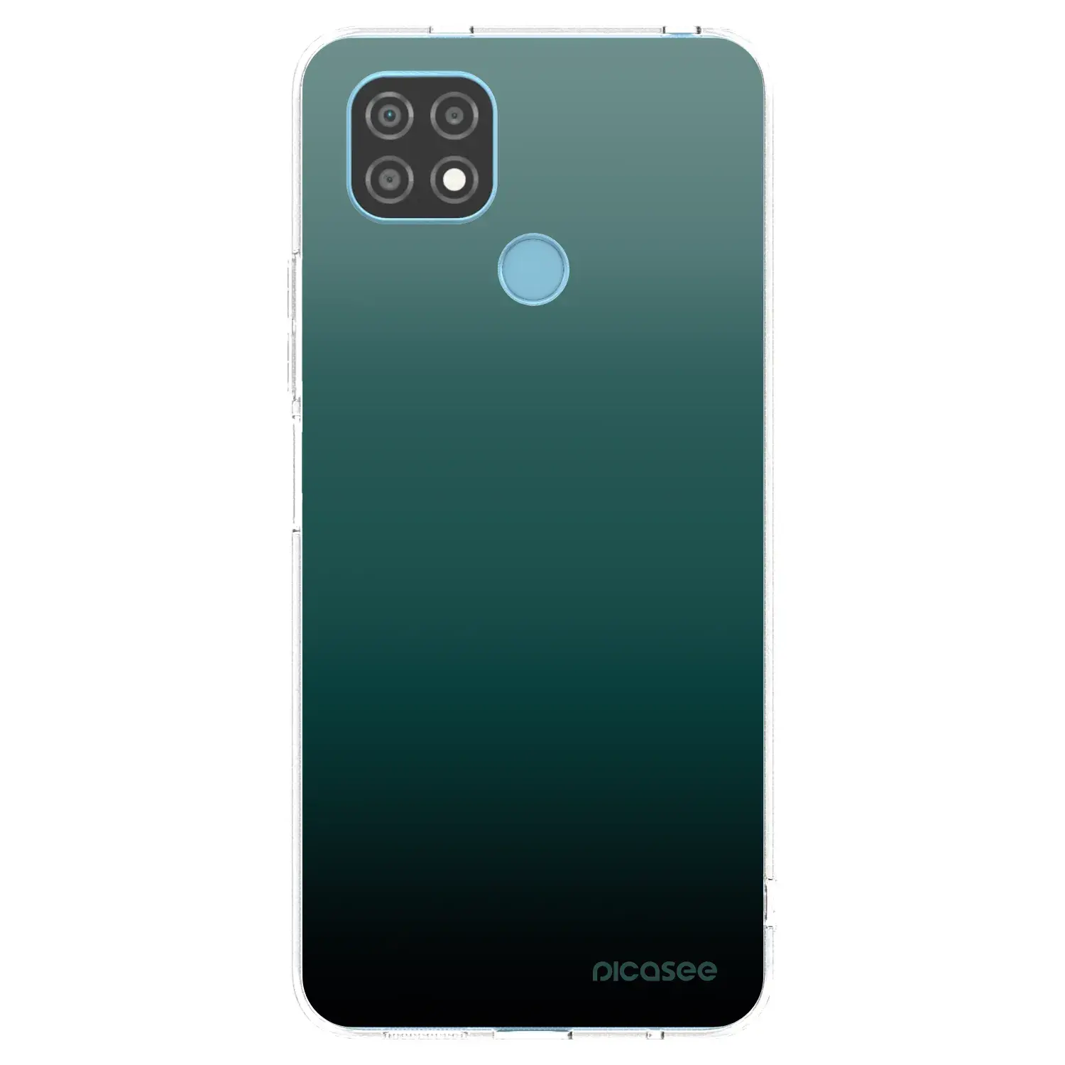 Silikonový průhledný obal pro Realme C21 - Verdant Fade
