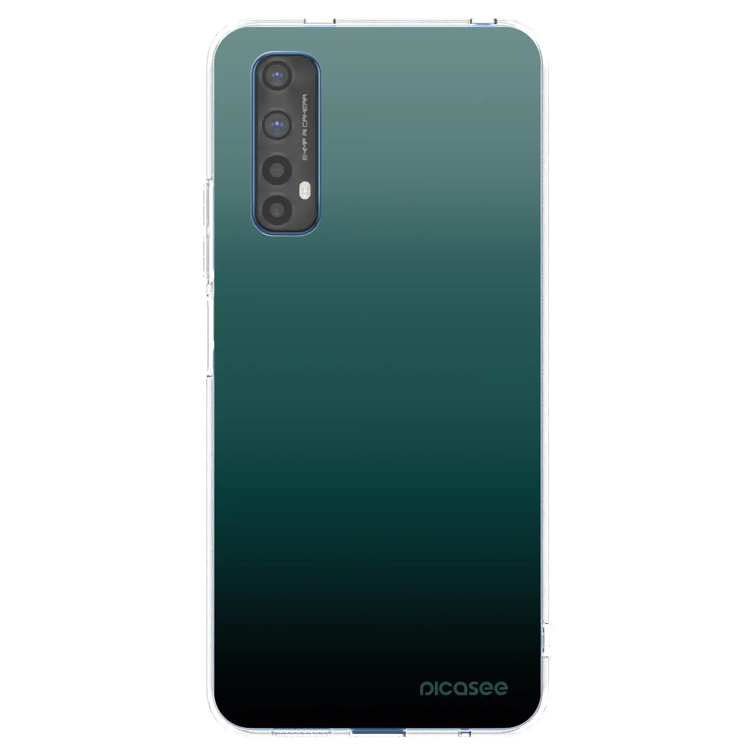 Silikonový průhledný obal pro Realme 7 - Verdant Fade
