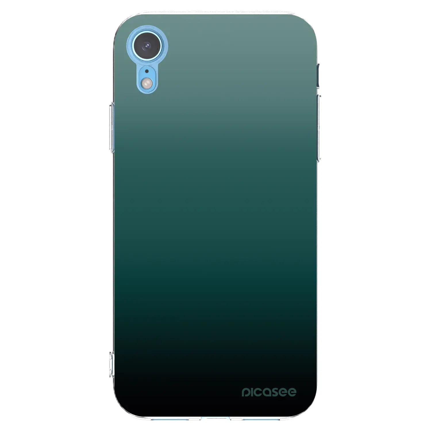 Silikonový průhledný obal pro Apple iPhone XR - Verdant Fade
