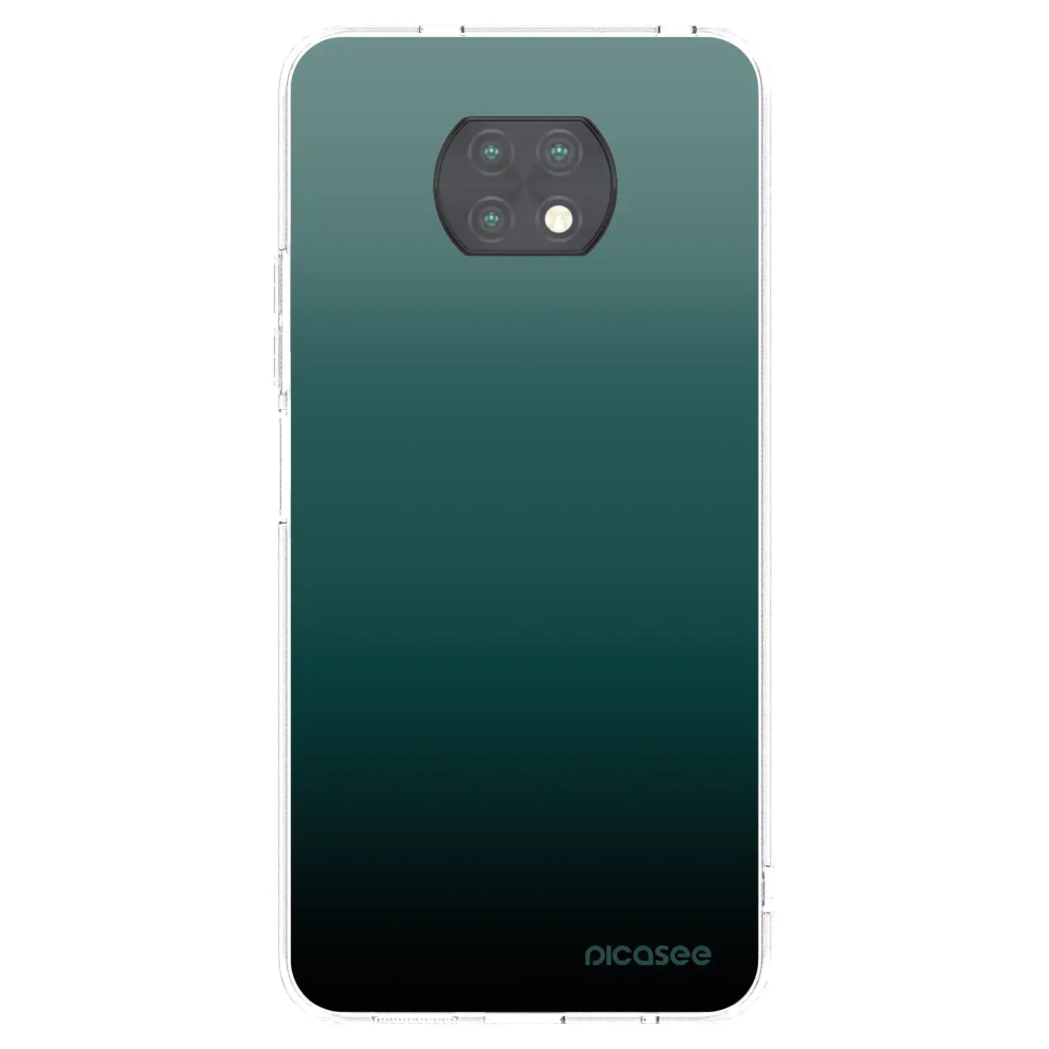 Silikonový průhledný obal pro Xiaomi Redmi Note 9T - Verdant Fade