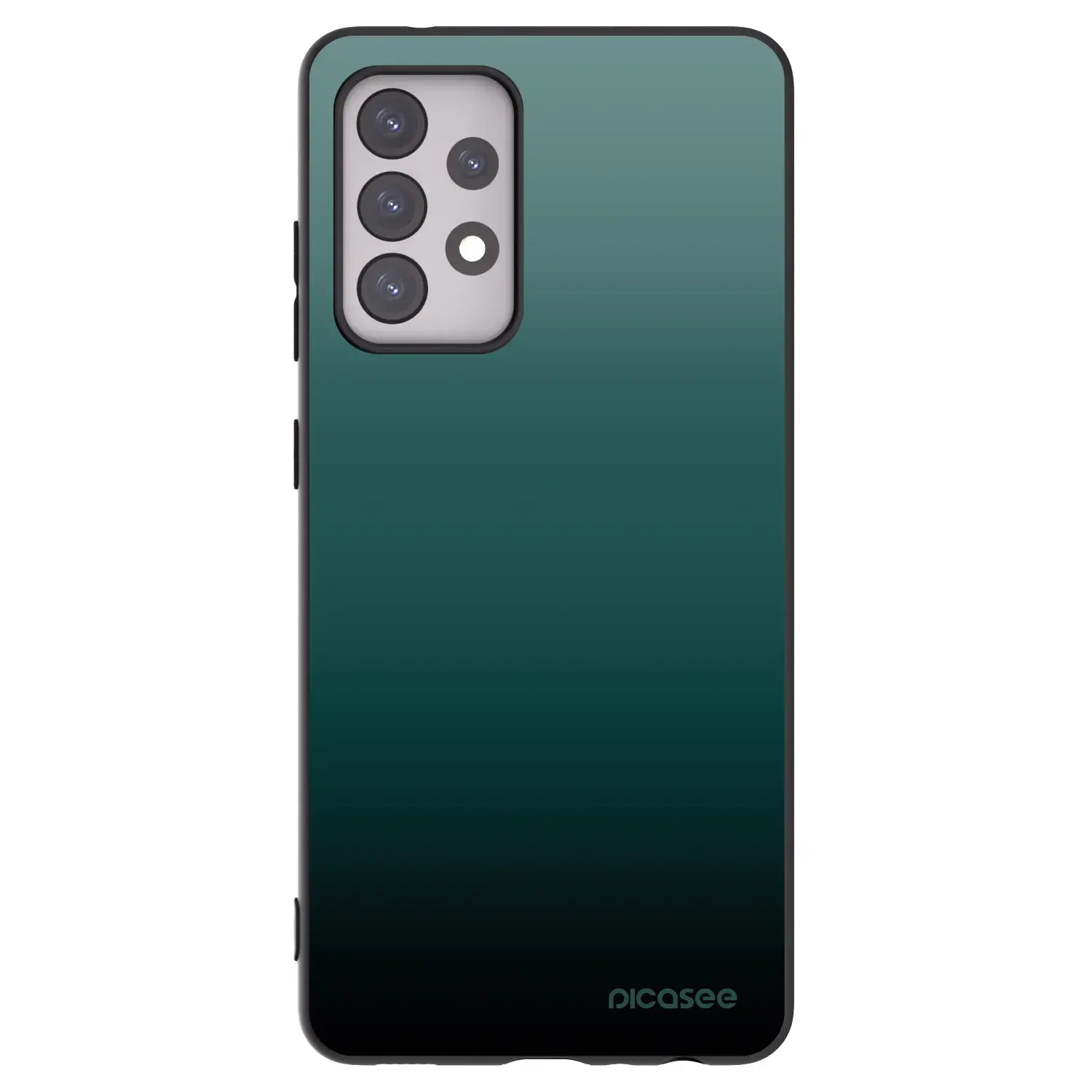 Silikonový černý obal pro Samsung Galaxy A52s 5G A528B - Verdant Fade