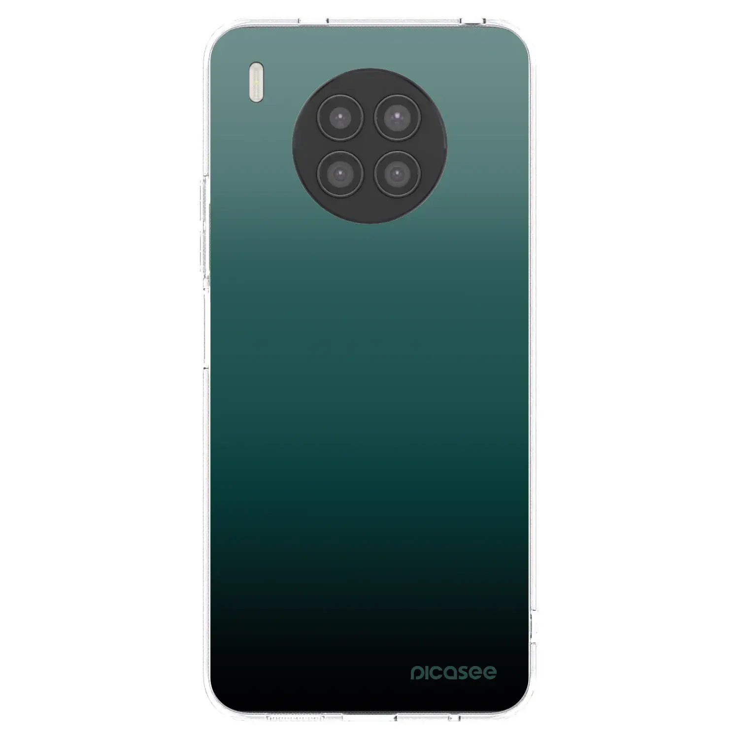 Silikonový průhledný obal pro Huawei Nova 8i - Verdant Fade