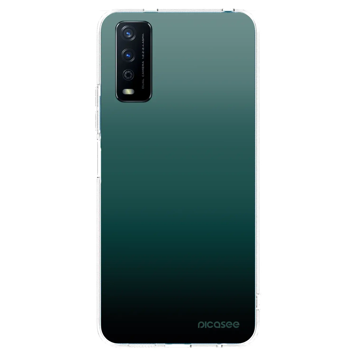 Silikonový průhledný obal pro Vivo Y11s - Verdant Fade