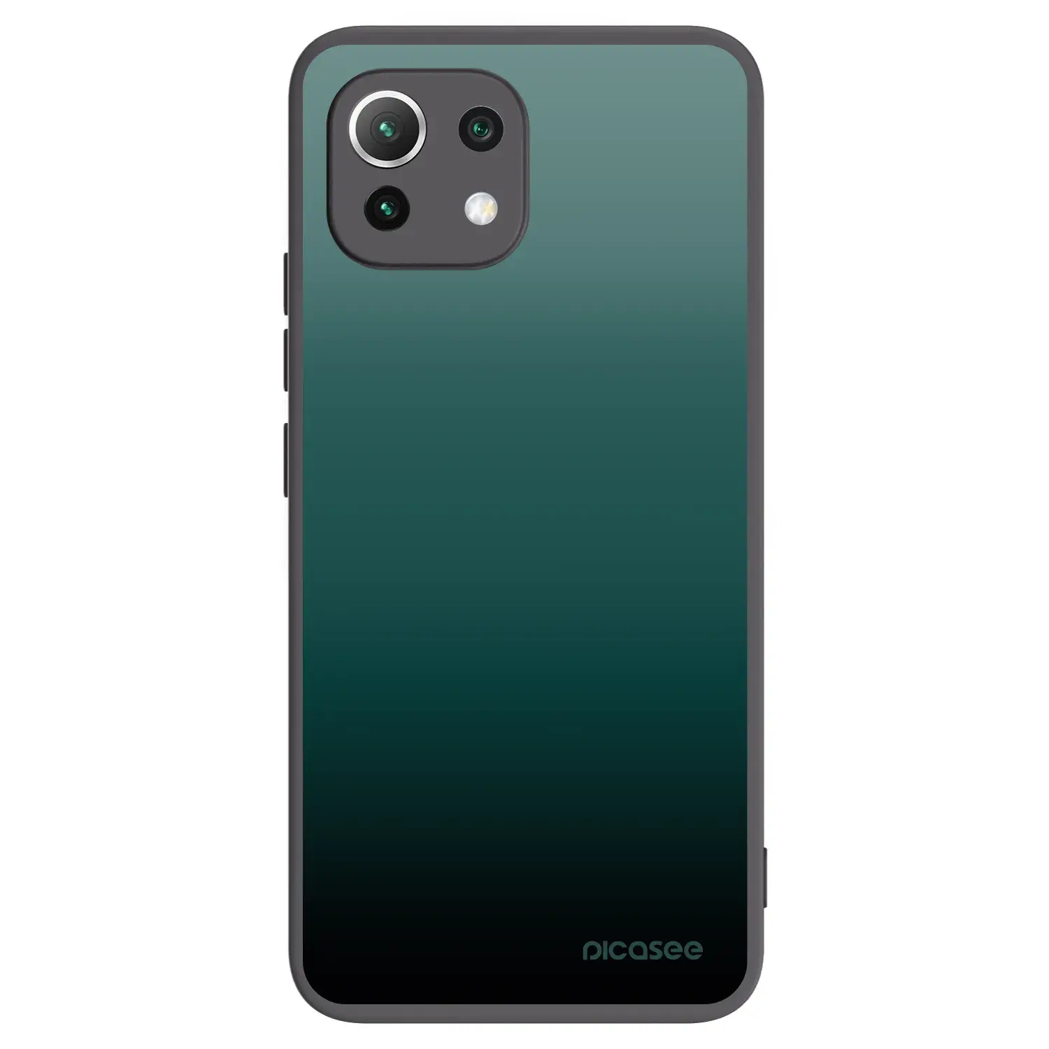 Silikonový černý obal pro Xiaomi 11 Lite 5G NE - Verdant Fade