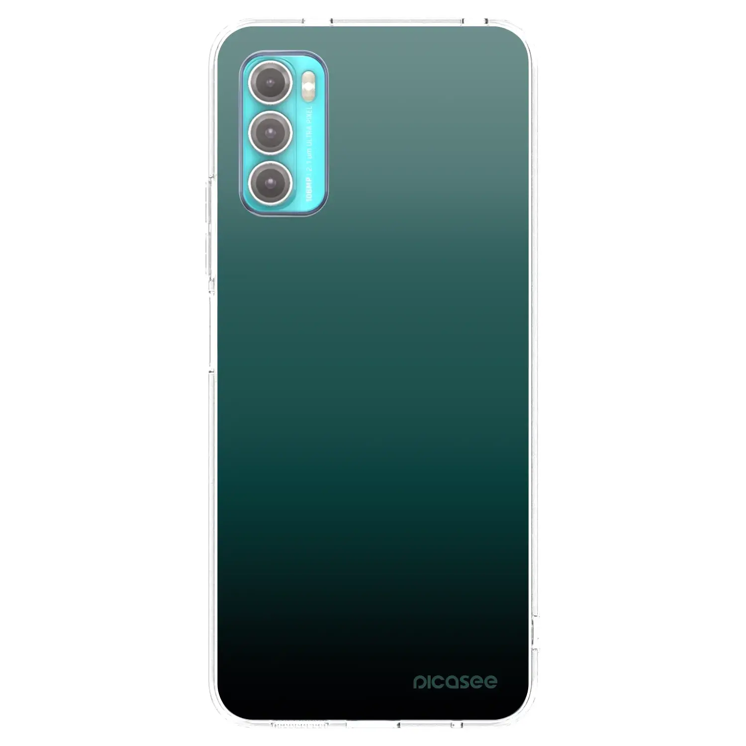 Silikonový průhledný obal pro Motorola Moto G60 - Verdant Fade
