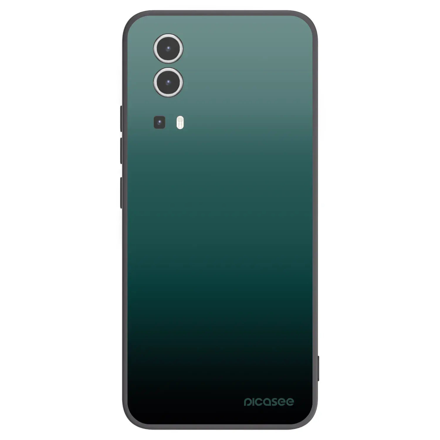 Silikonový černý obal pro Vivo Y72 5G - Verdant Fade