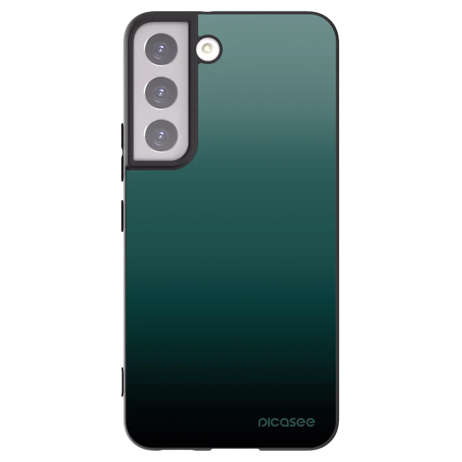 Silikonový černý obal pro Samsung Galaxy S22 5G - Verdant Fade