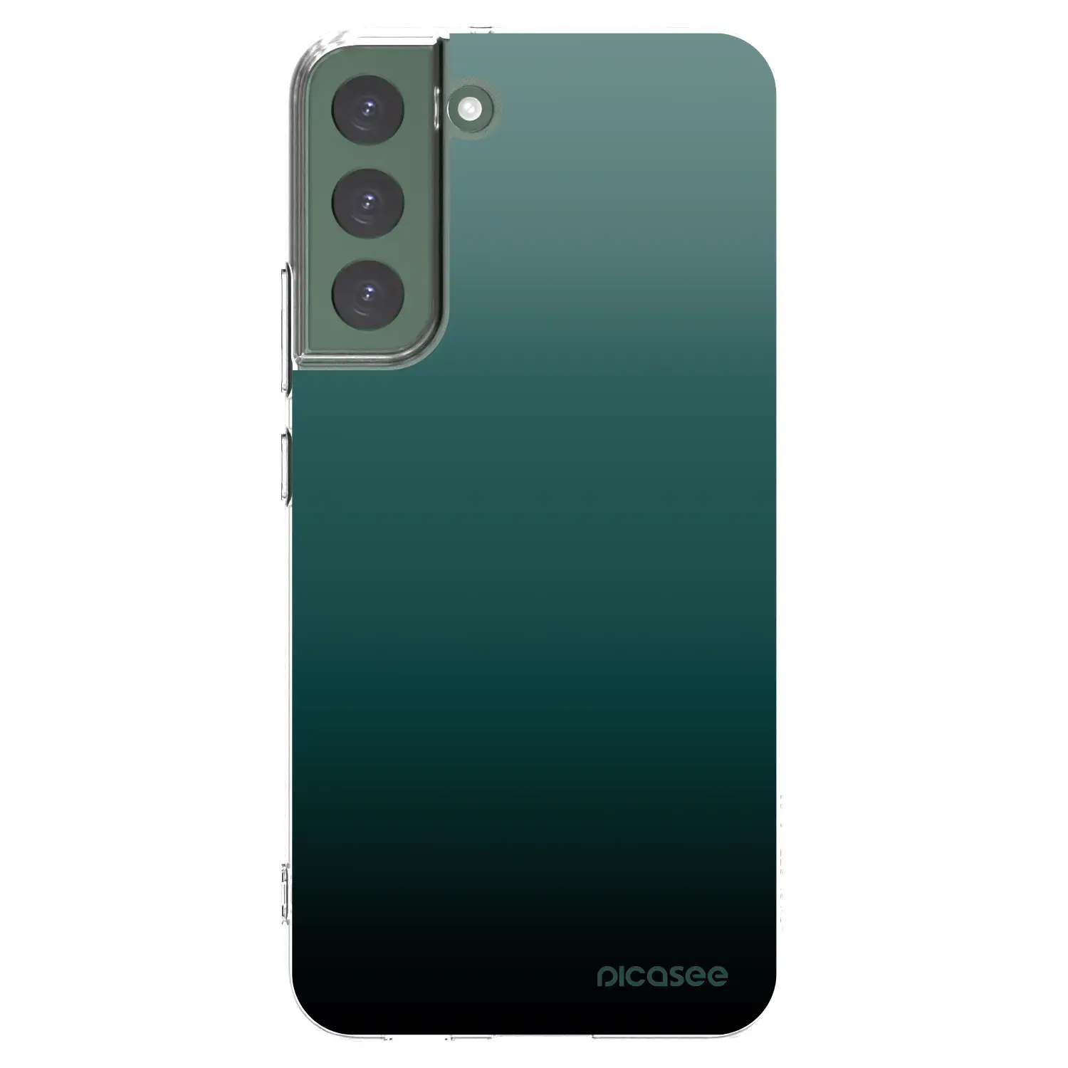 Silikonový průhledný obal pro Samsung Galaxy S22+ 5G - Verdant Fade