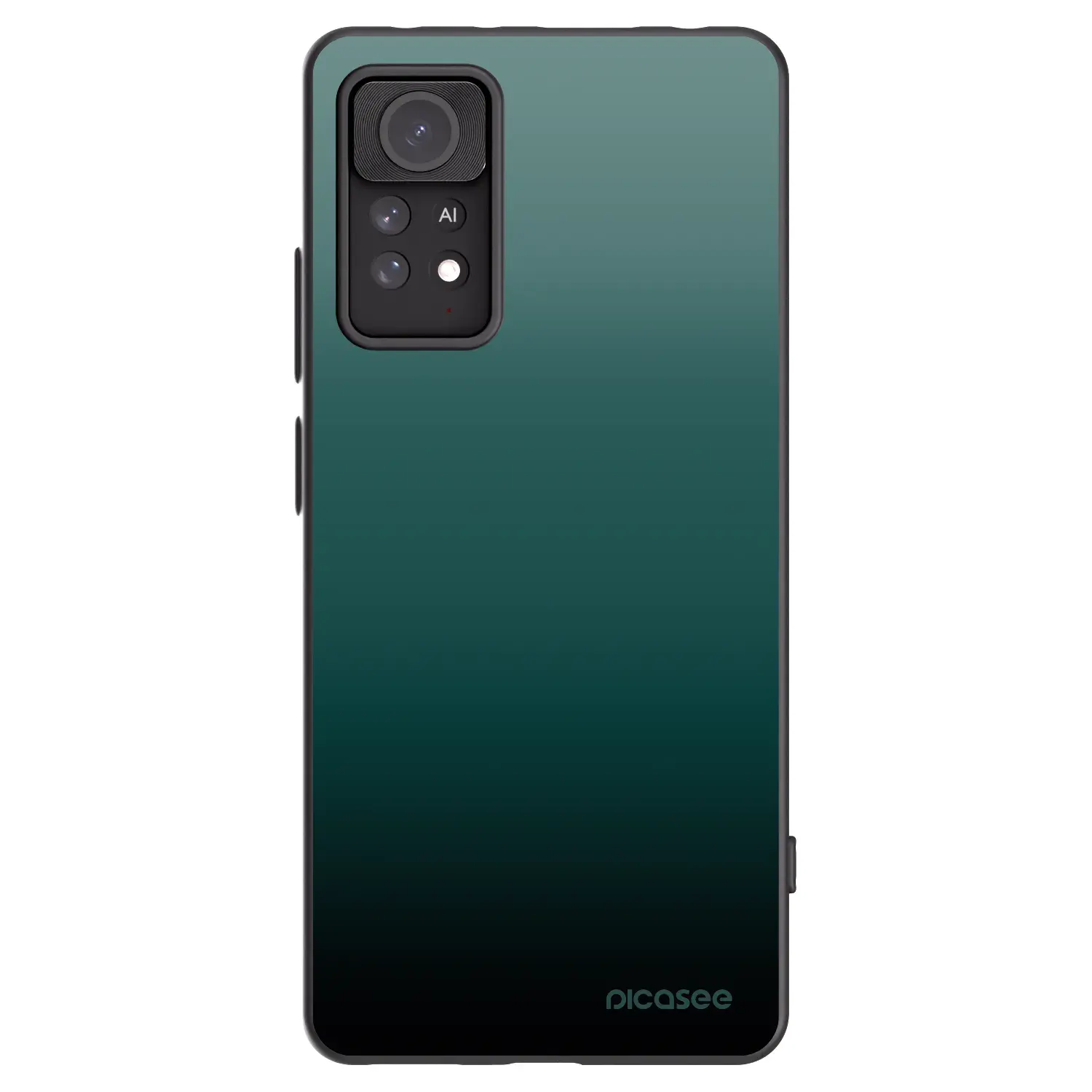 Silikonový černý obal pro Xiaomi Redmi Note 11 Pro - Verdant Fade
