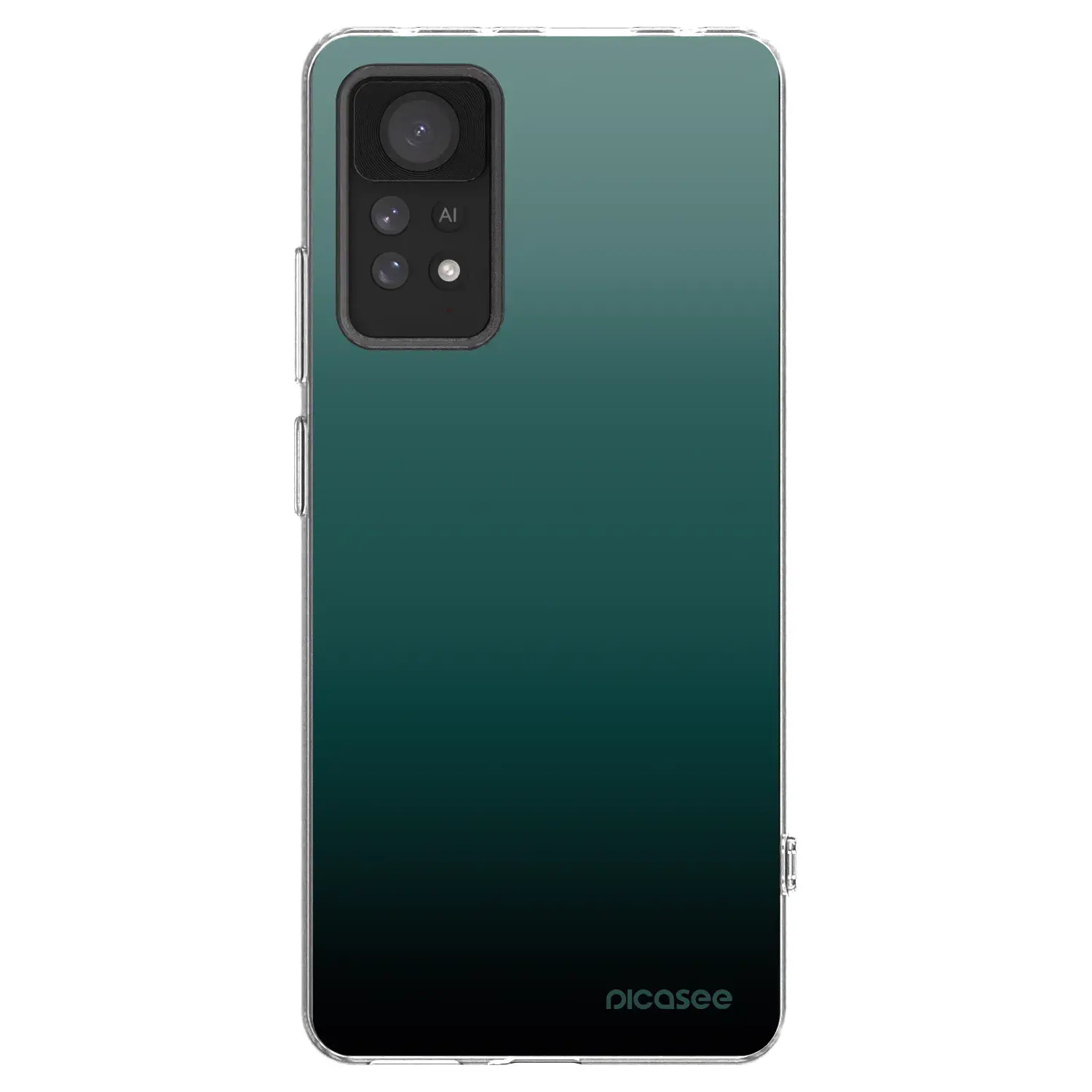 Silikonový průhledný obal pro Xiaomi Redmi Note 11 Pro - Verdant Fade