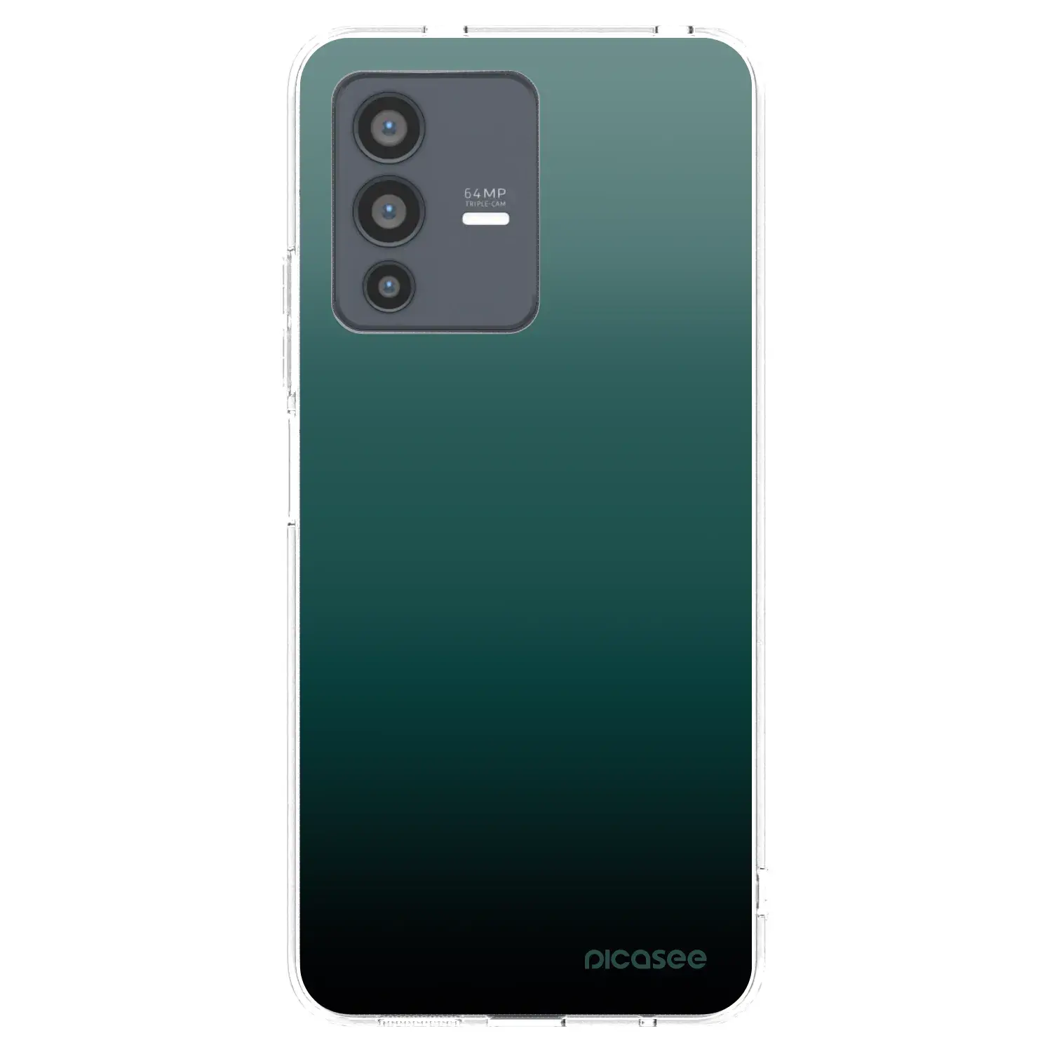 Silikonový průhledný obal pro Vivo V23 5G - Verdant Fade