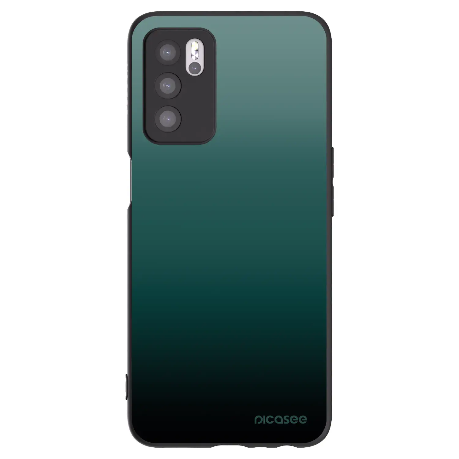 Silikonový černý obal pro OPPO A16 - Verdant Fade