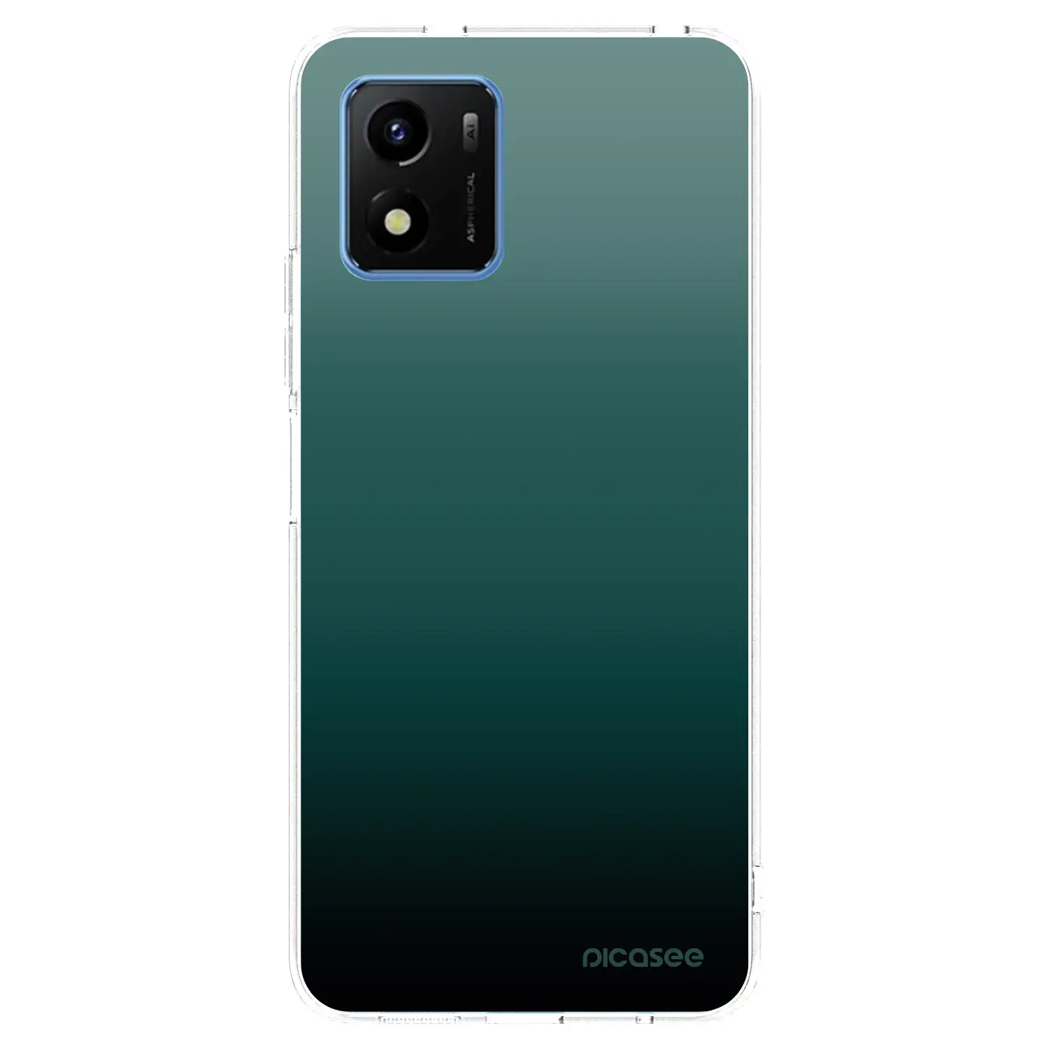 Silikonový průhledný obal pro Vivo Y01 - Verdant Fade