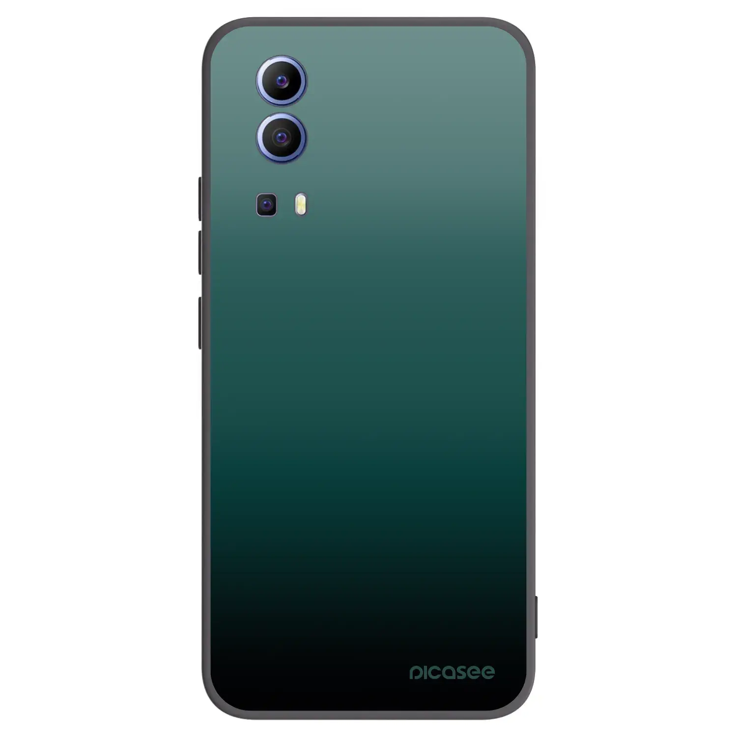 Silikonový černý obal pro Vivo Y52 5G - Verdant Fade