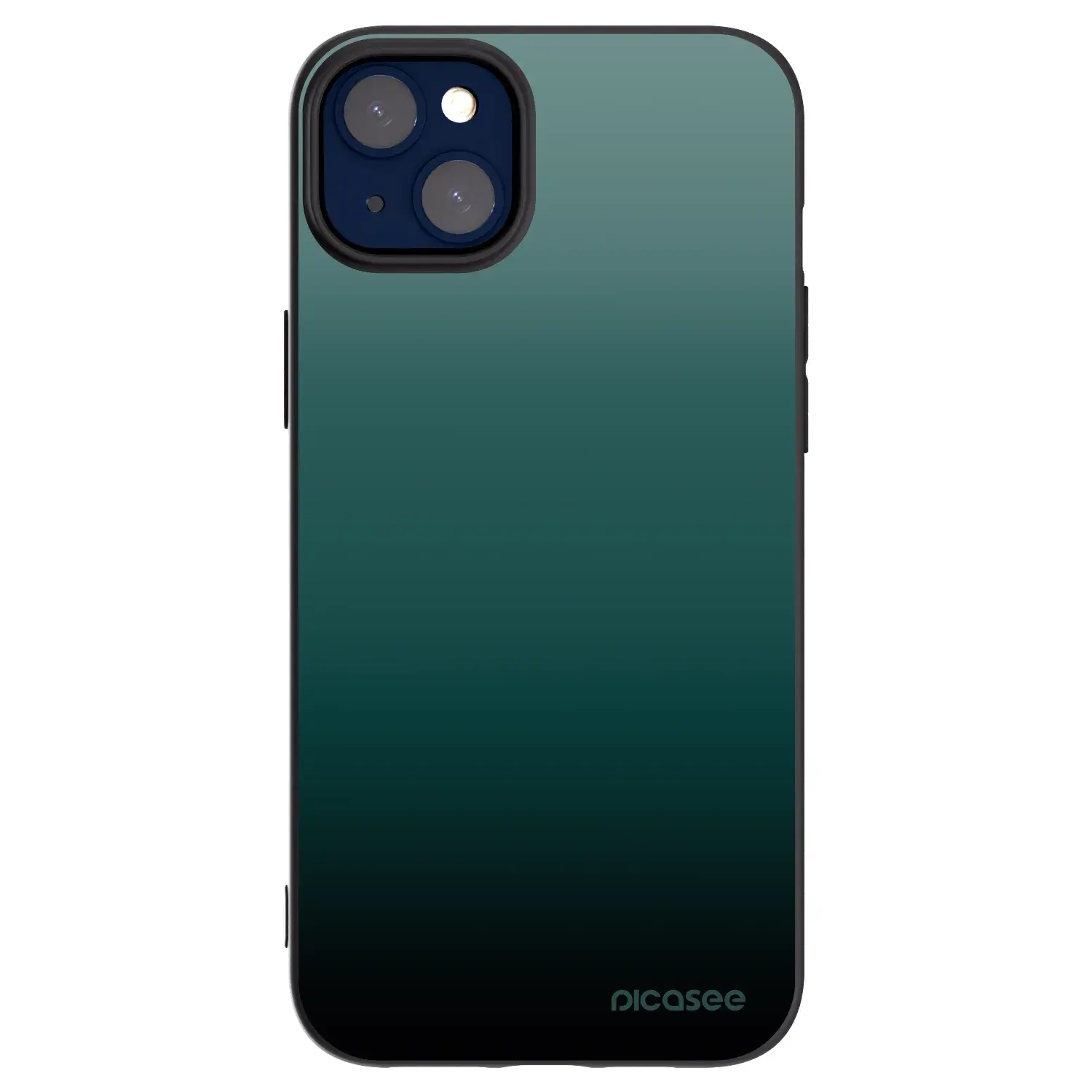 Silikonový černý obal pro Apple iPhone 14 Plus - Verdant Fade