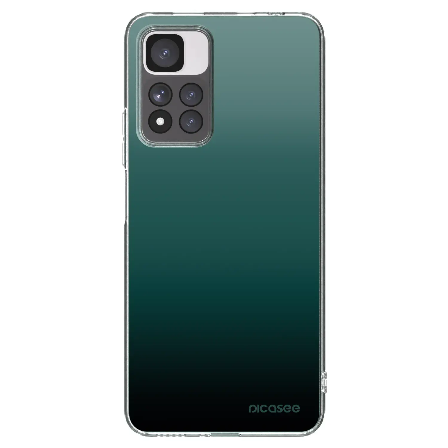 Silikonový průhledný obal pro Xiaomi Redmi Note 11 Pro+ 5G - Verdant Fade