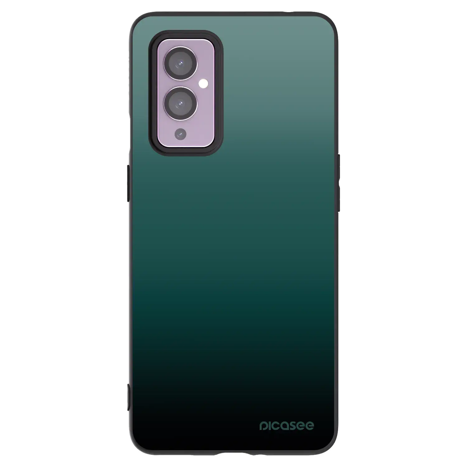 Silikonový černý obal pro OnePlus 9 - Verdant Fade