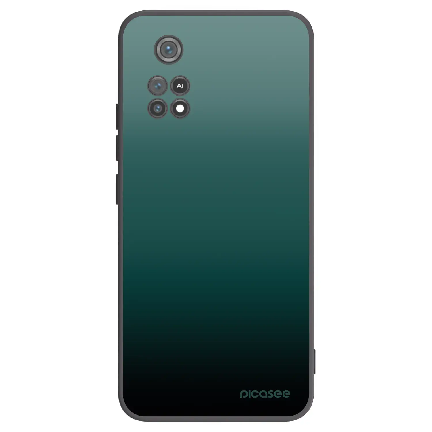 Silikonový černý obal pro Xiaomi Poco M4 Pro - Verdant Fade