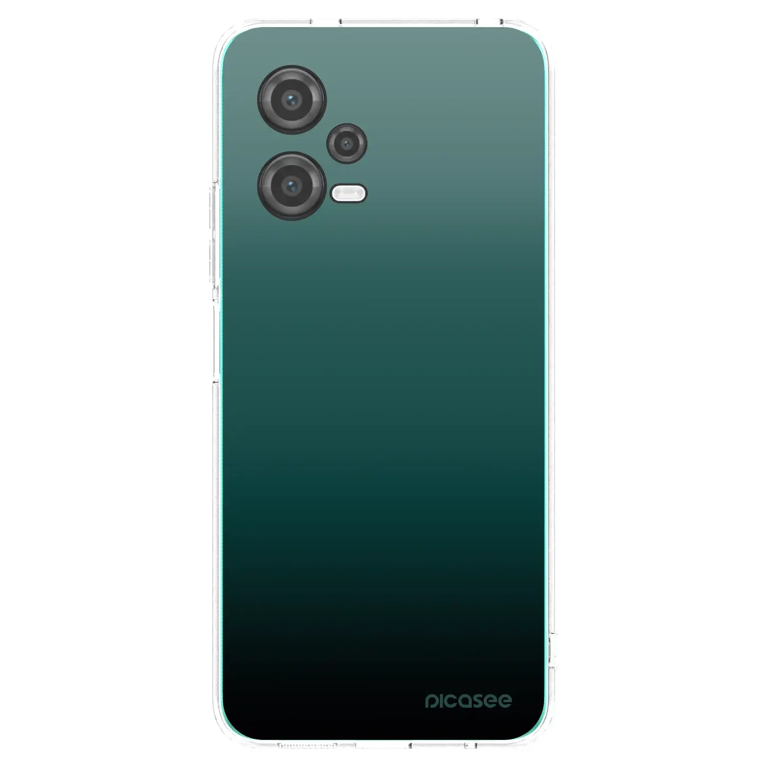 Silikonový průhledný obal pro Xiaomi Poco X5 - Verdant Fade