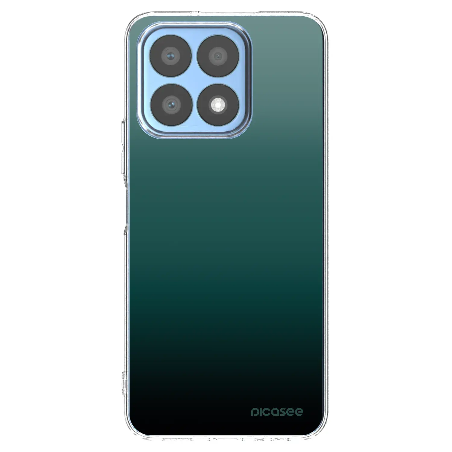 Silikonový průhledný obal pro Honor X8a - Verdant Fade