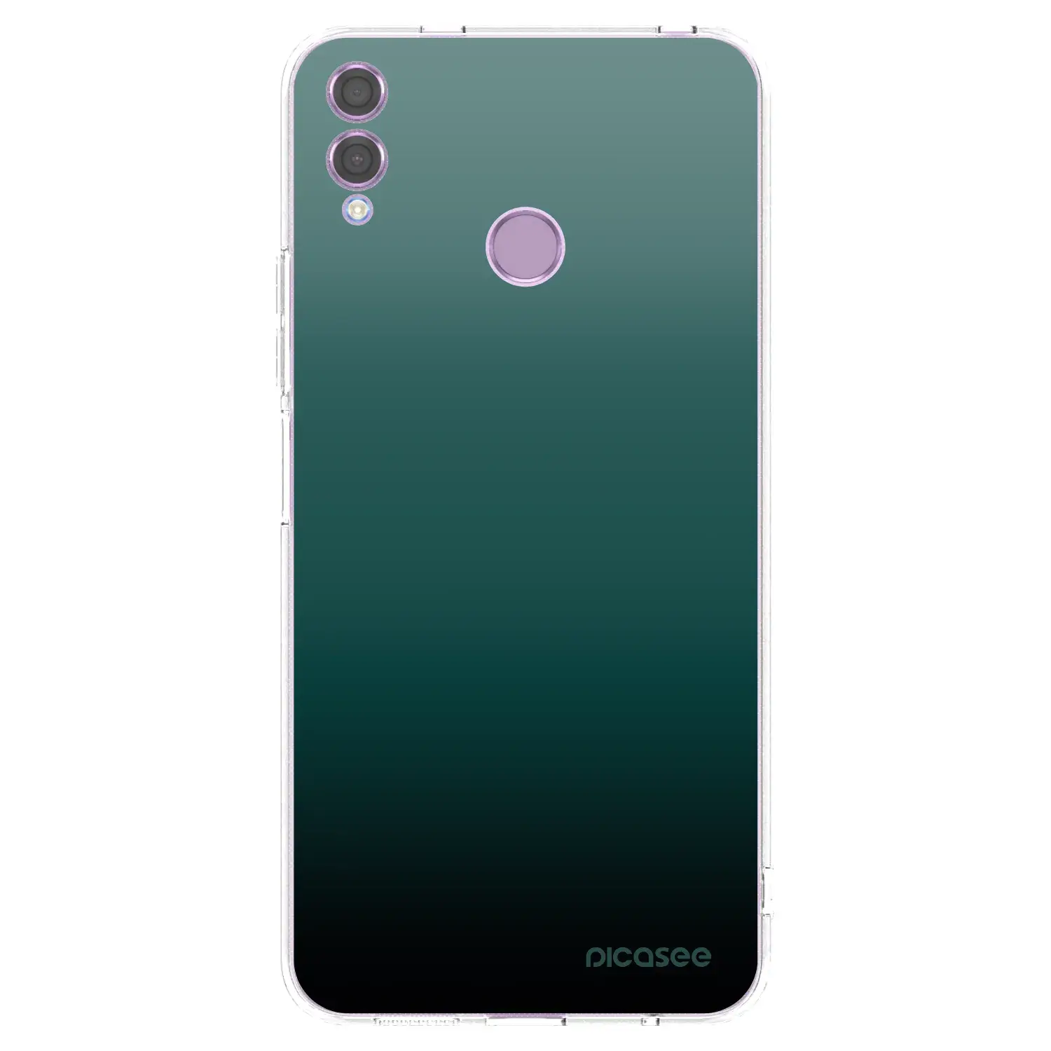 Silikonový průhledný obal pro Honor 8X - Verdant Fade