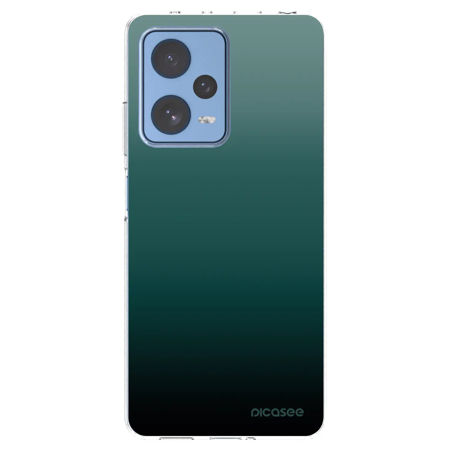 Silikonový průhledný obal pro Xiaomi Redmi Note 12 Pro 5G - Verdant Fade