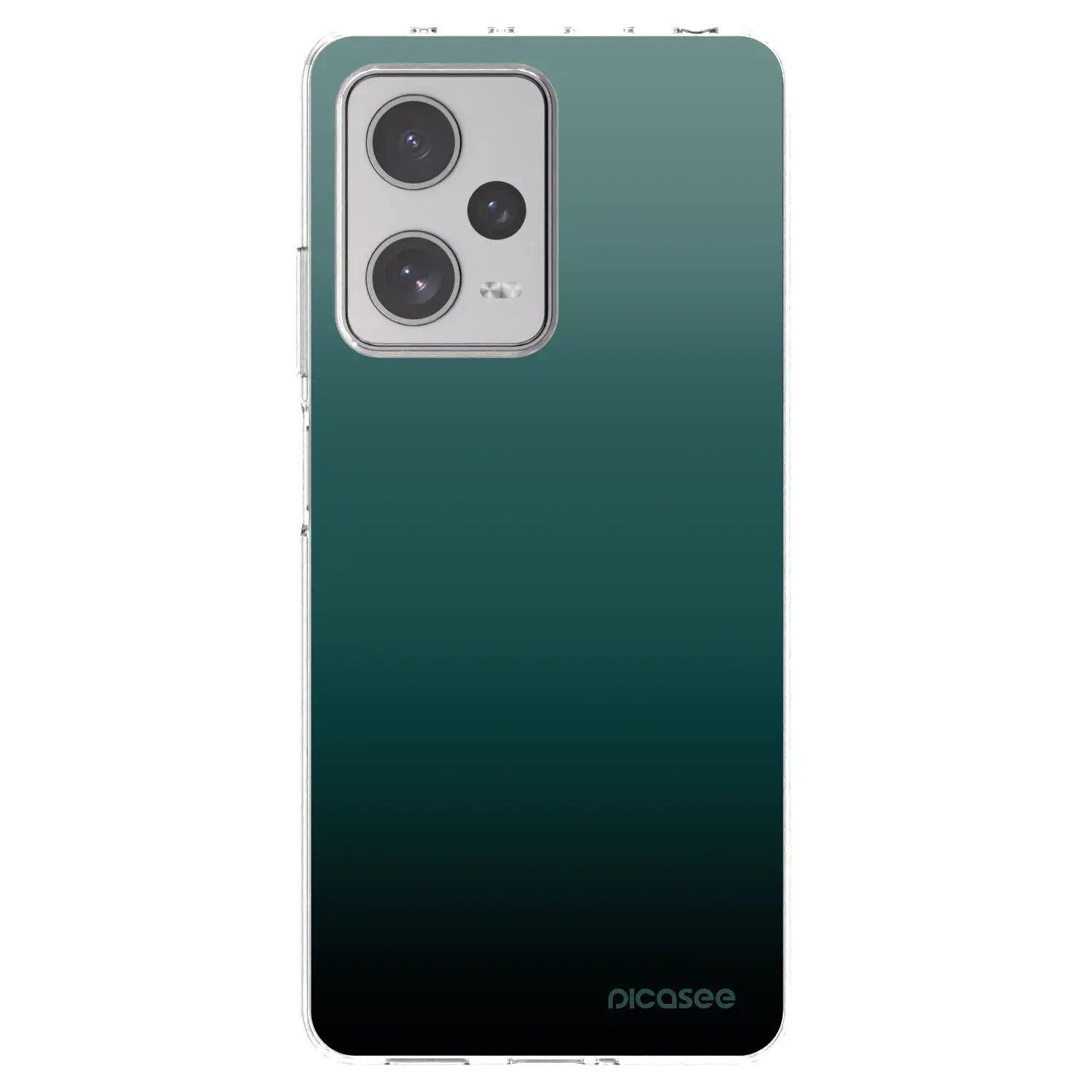 Silikonový průhledný obal pro Xiaomi Redmi Note 12 Pro+ 5G - Verdant Fade