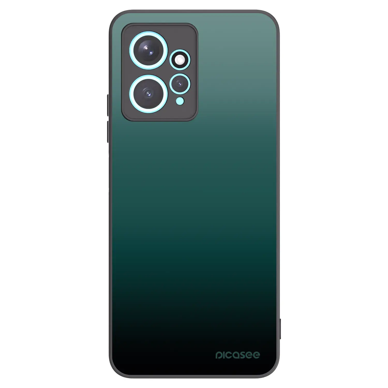 Silikonový černý obal pro Xiaomi Redmi Note 12 4G - Verdant Fade