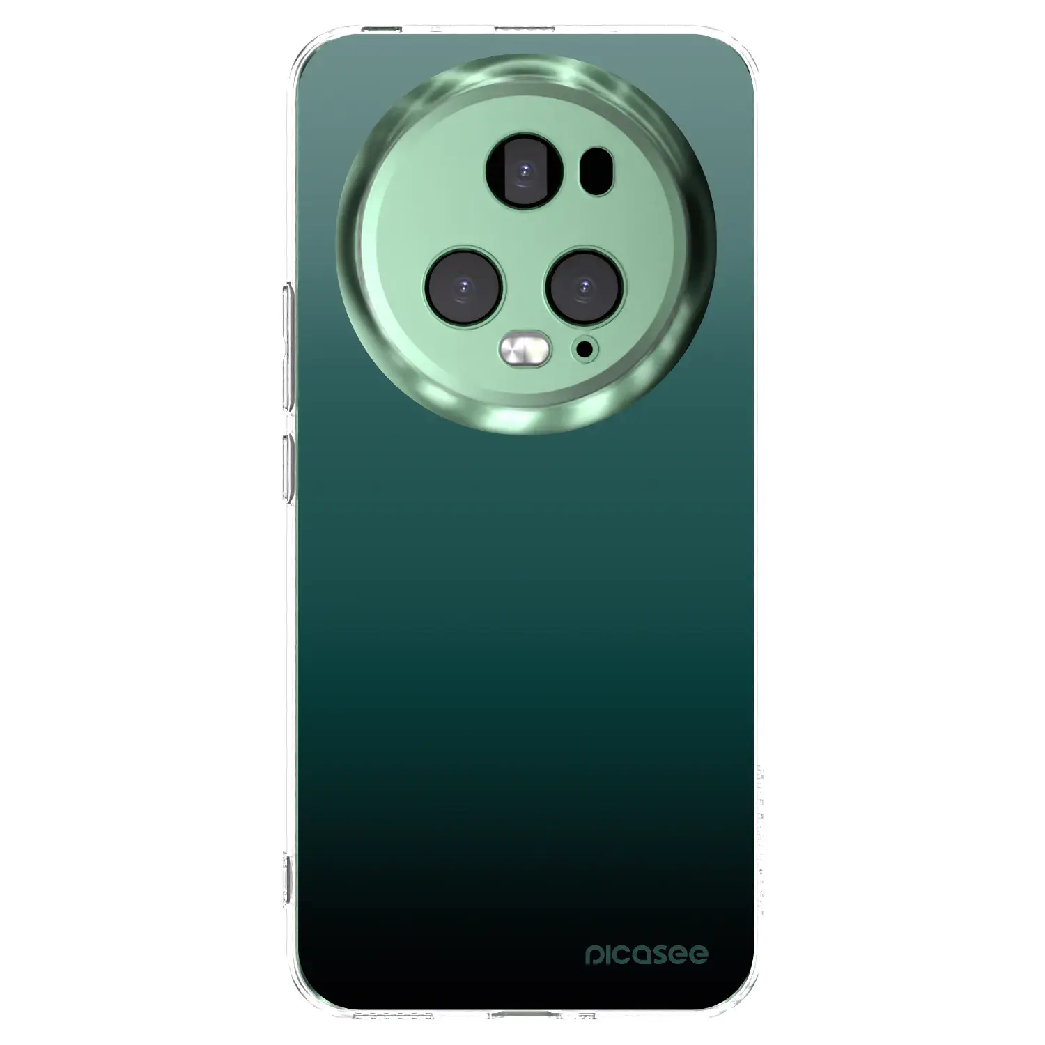 Silikonový průhledný obal pro Honor Magic5 Pro - Verdant Fade