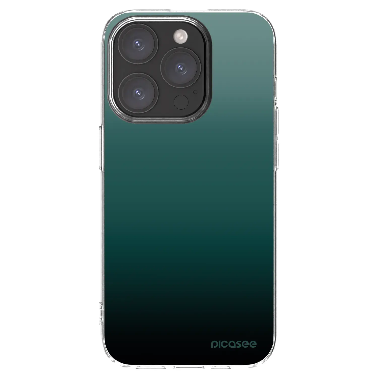Silikonový průhledný obal pro Apple iPhone 15 Pro - Verdant Fade