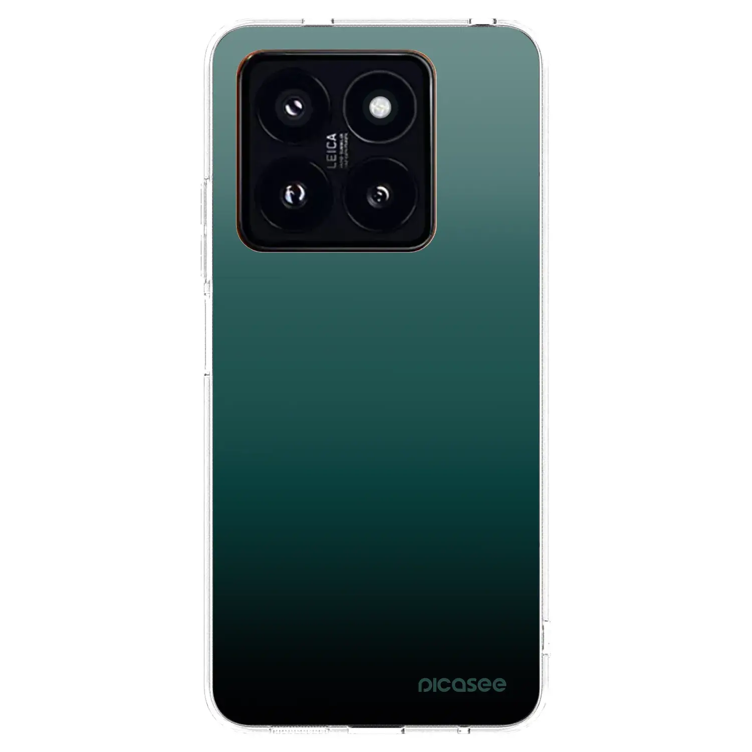 Silikonový průhledný obal pro Xiaomi 14 Pro - Verdant Fade