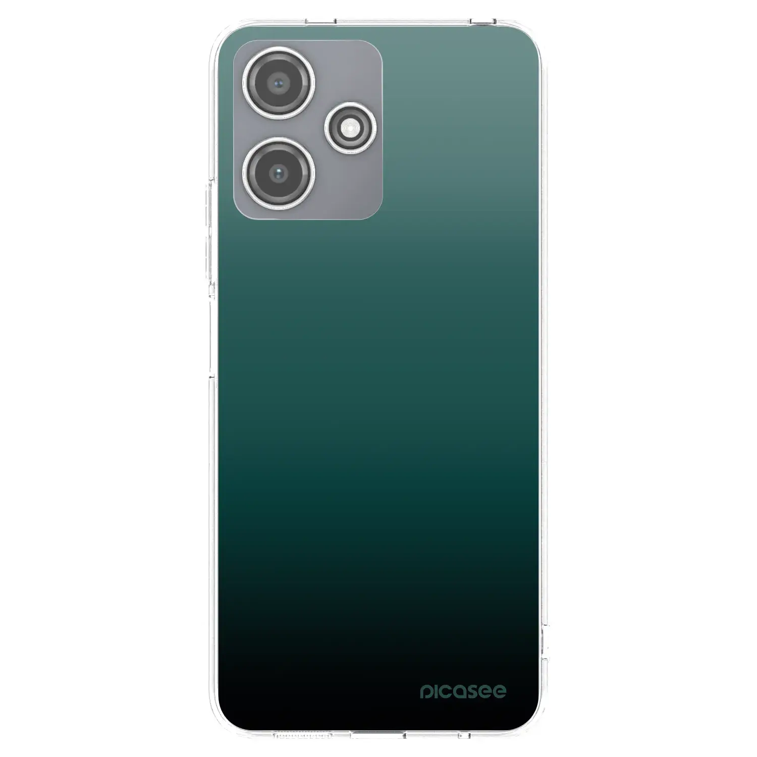 Silikonový průhledný obal pro Xiaomi Redmi 12 5G - Verdant Fade