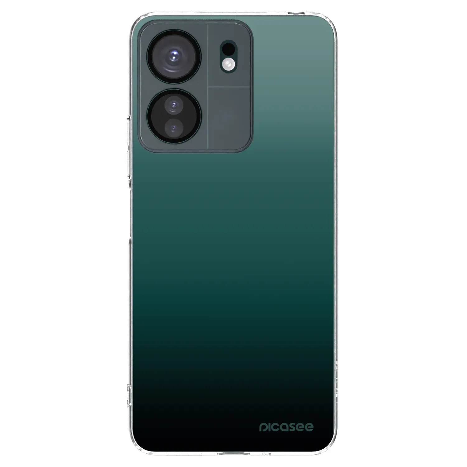 Silikonový průhledný obal pro Xiaomi Redmi 13C 4G - Verdant Fade
