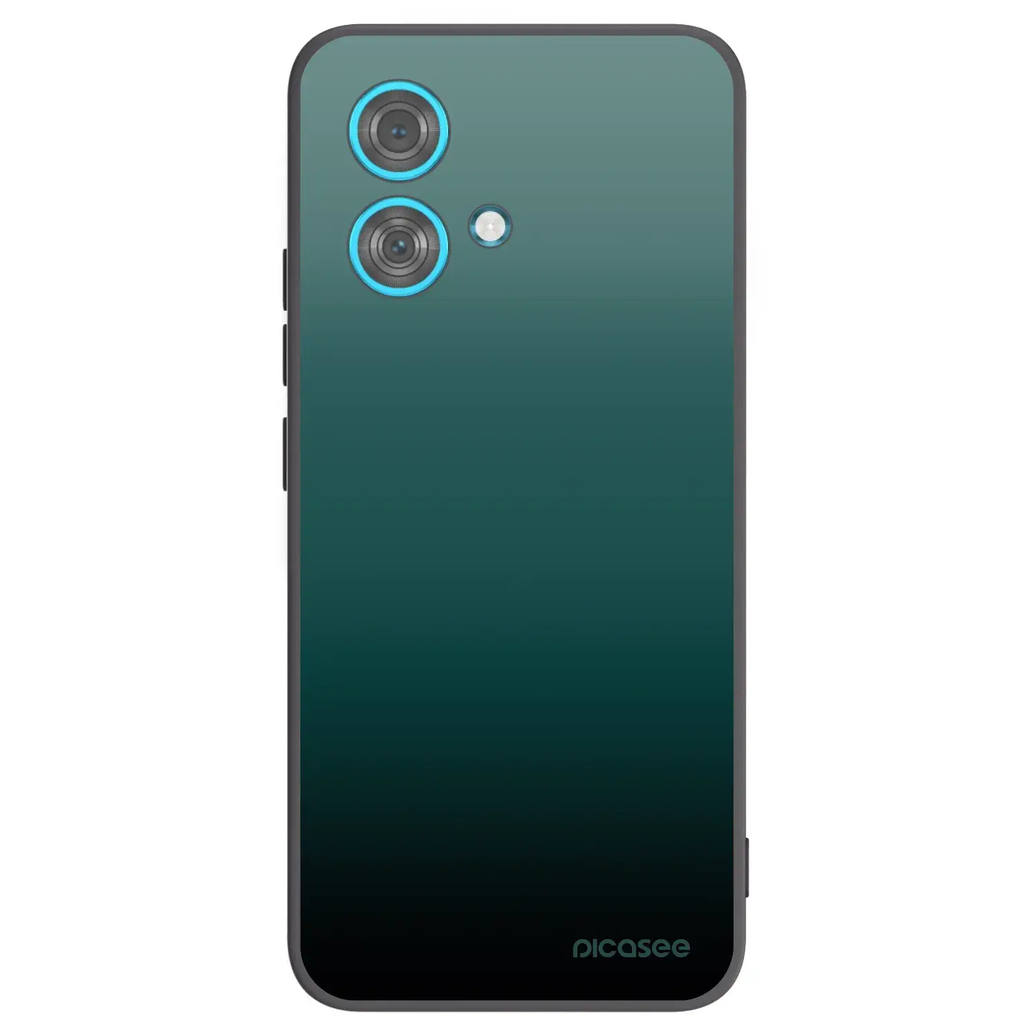 Silikonový černý obal pro Motorola Edge 40 Neo - Verdant Fade