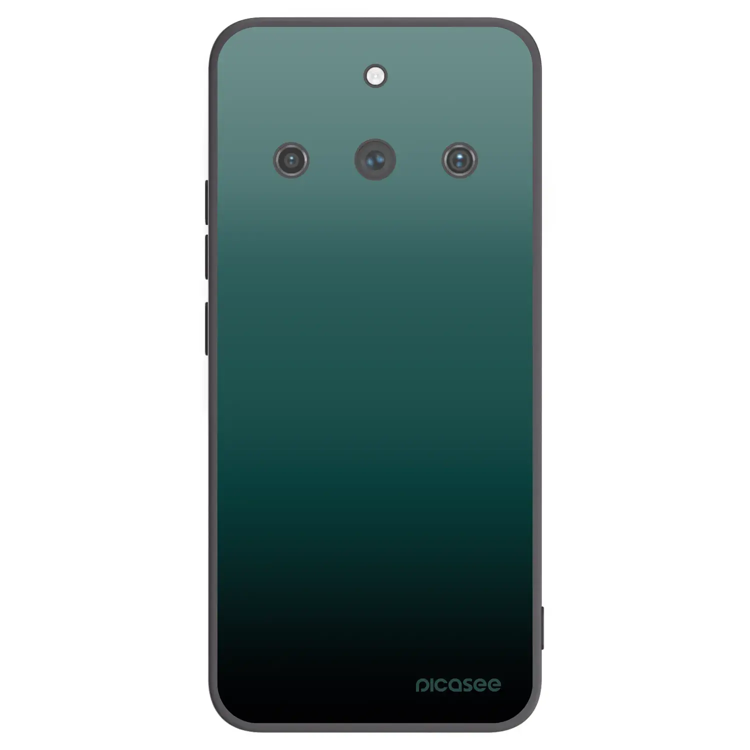 Silikonový černý obal pro Realme 11 Pro+ - Verdant Fade