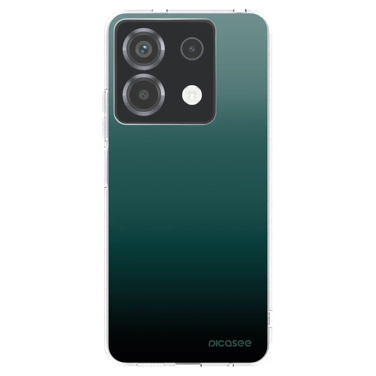 Silikonový průhledný obal pro Xiaomi Poco X6 - Verdant Fade