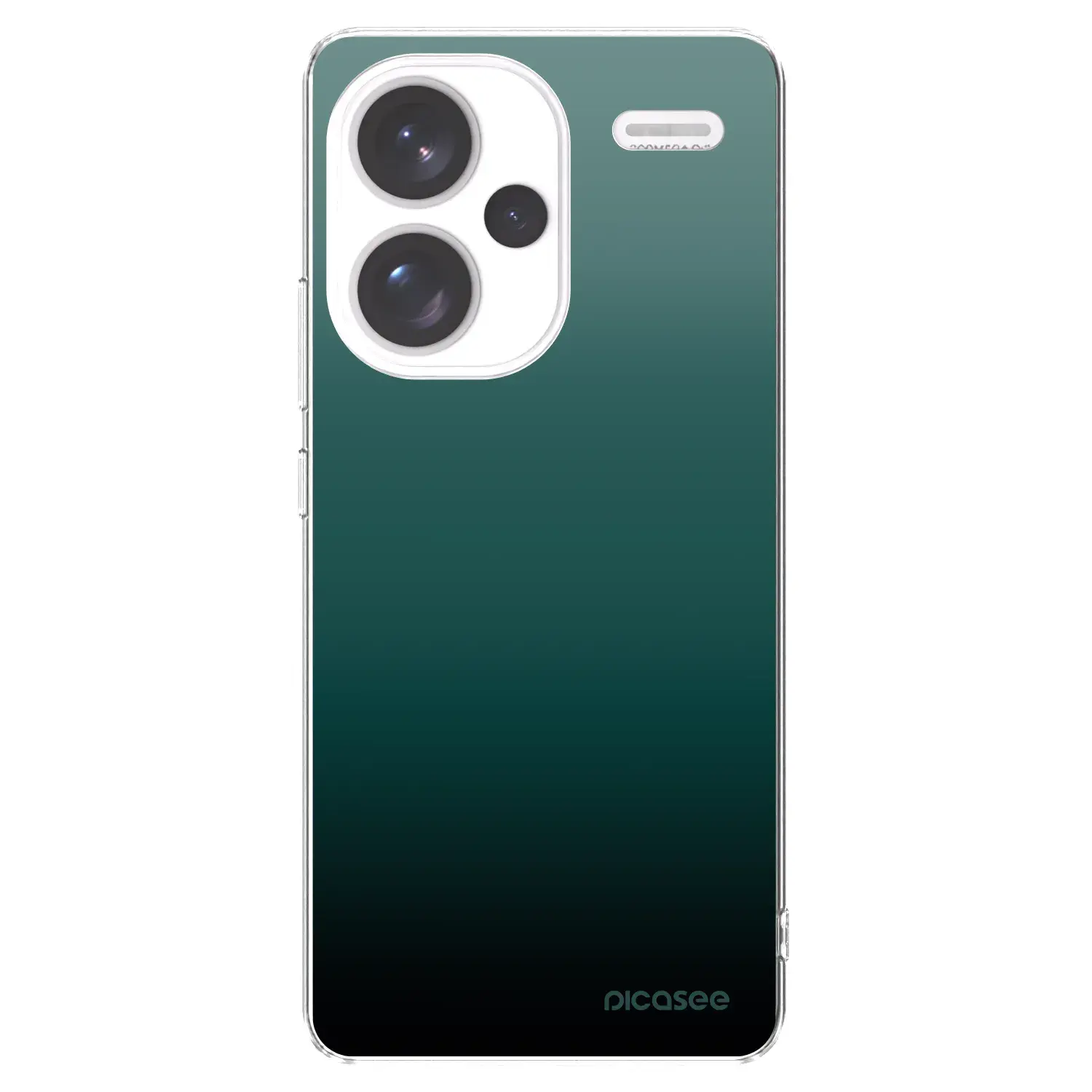Silikonový průhledný obal pro Xiaomi Redmi Note 13 Pro+ 5G - Verdant Fade
