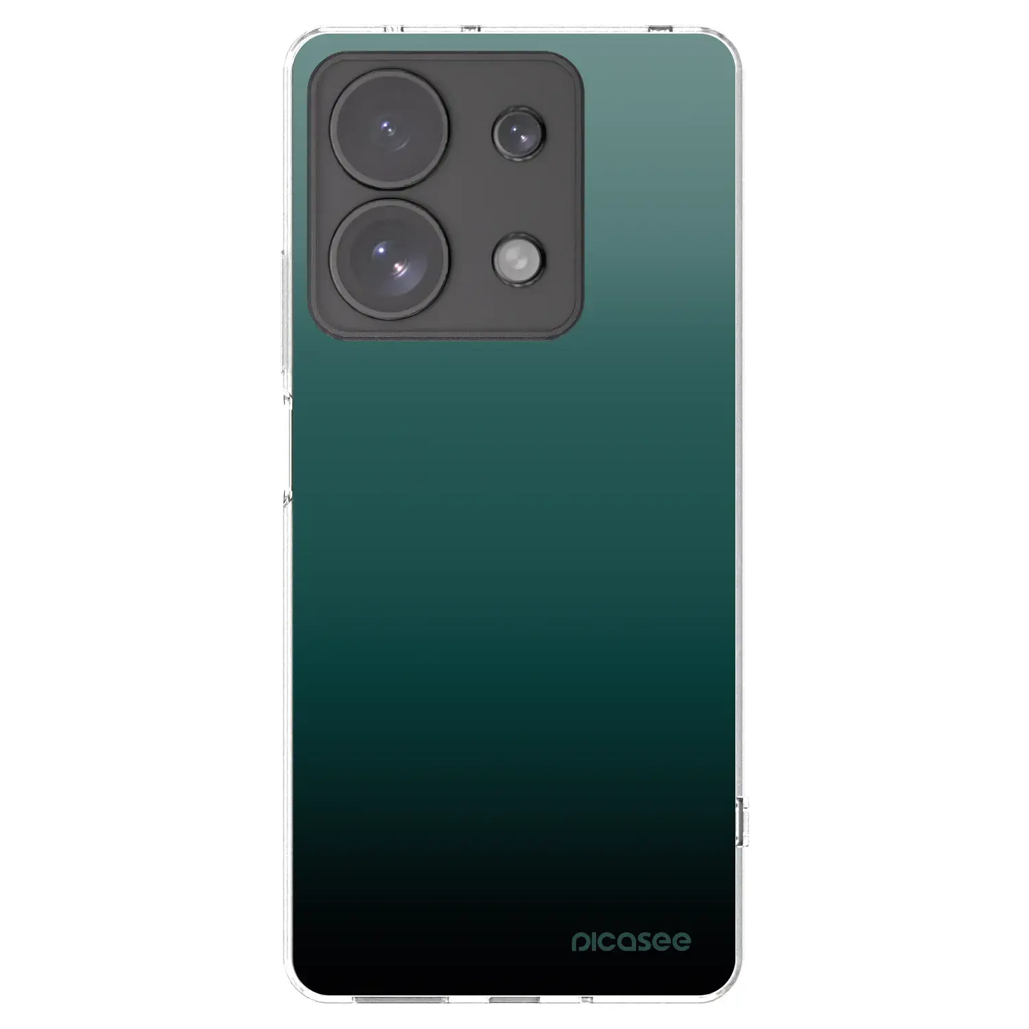 Silikonový průhledný obal pro Xiaomi Redmi Note 13 Pro 4G - Verdant Fade