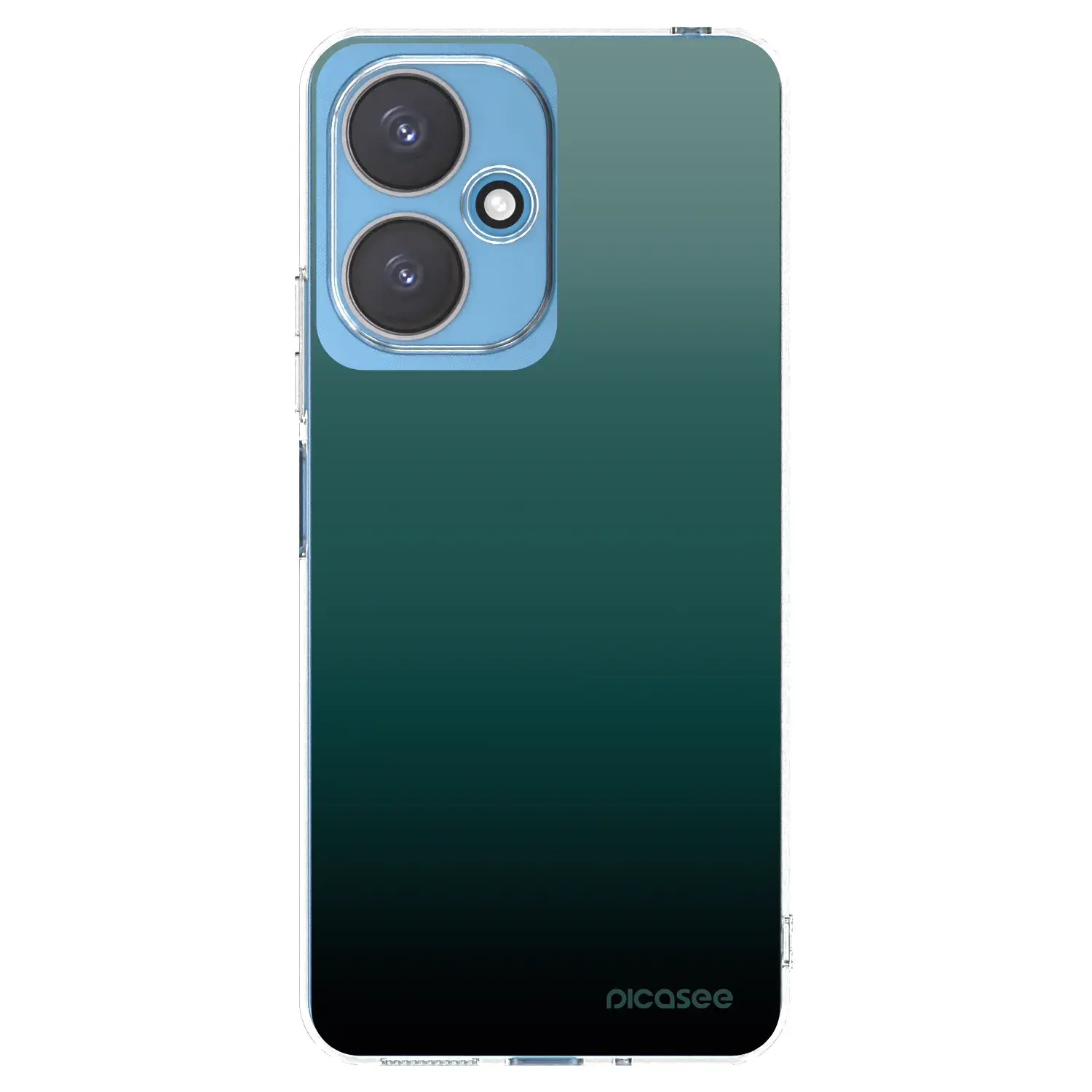 Silikonový průhledný obal pro Xiaomi Redmi 13C 5G - Verdant Fade