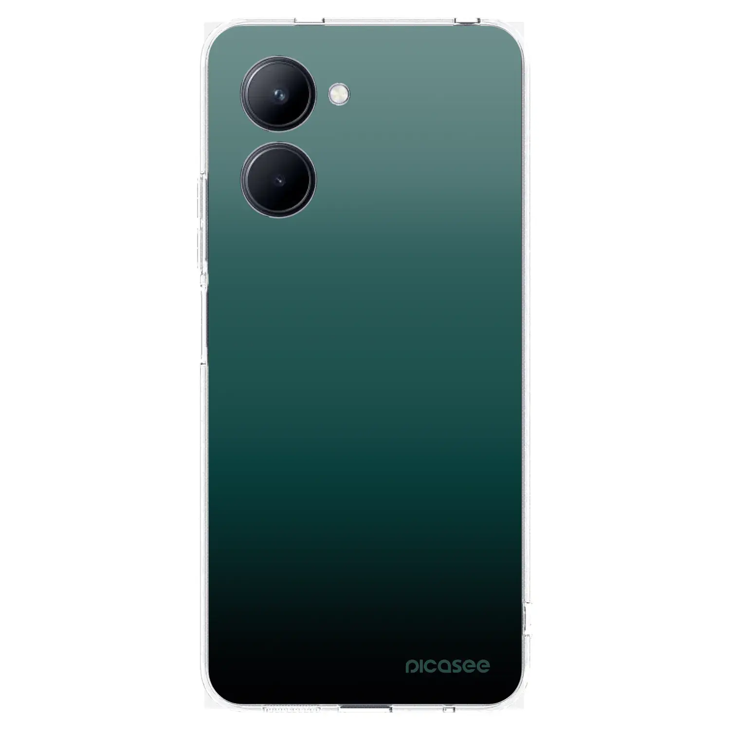 Silikonový průhledný obal pro Realme C33 (2023) - Verdant Fade