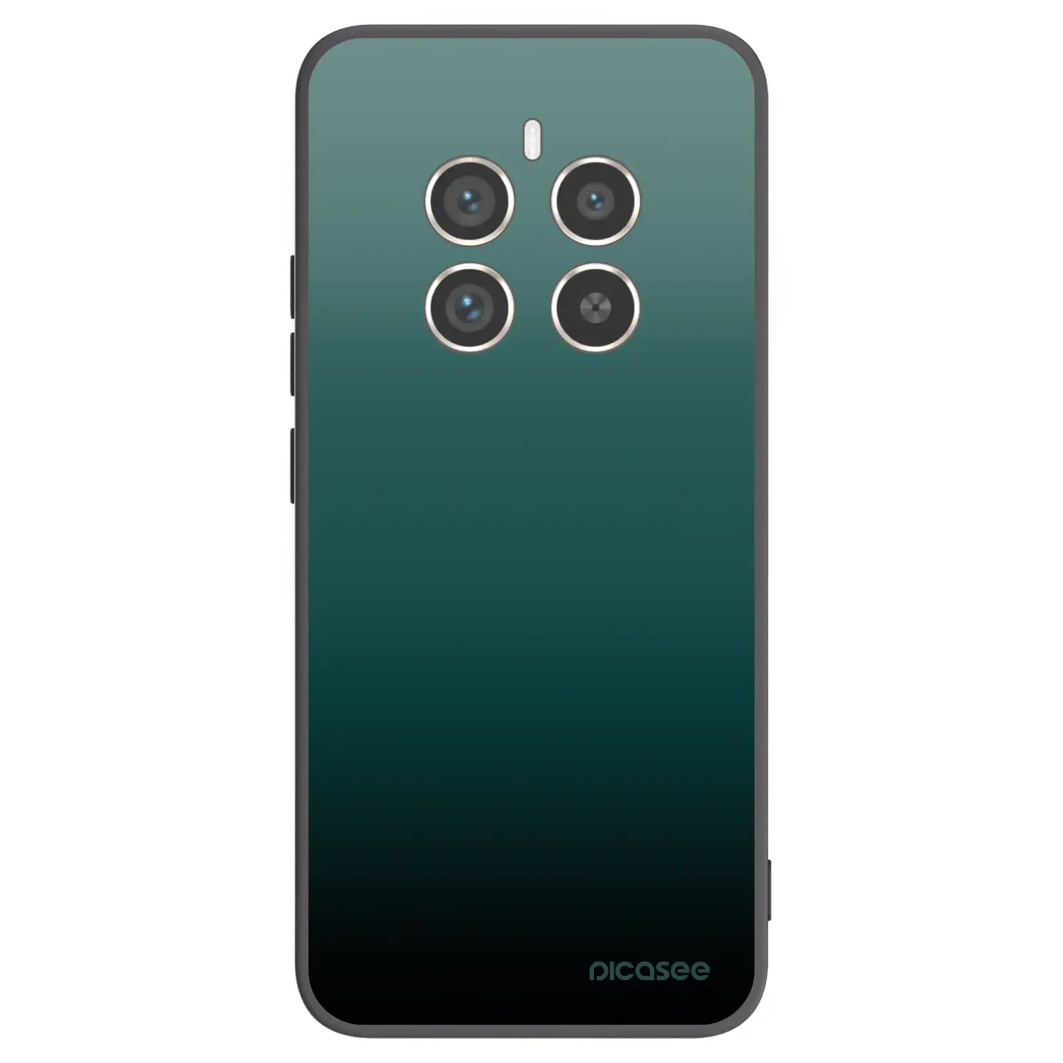 Silikonový černý obal pro Realme 12 Pro 5G - Verdant Fade