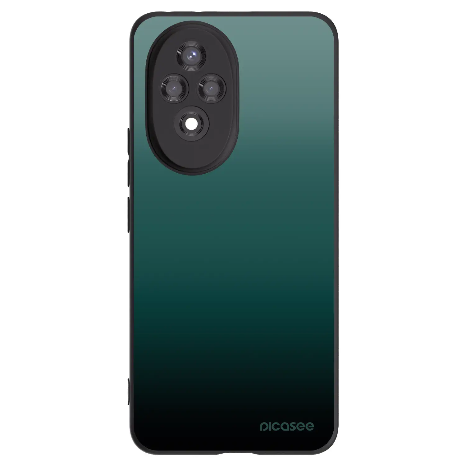 Silikonový černý obal pro Honor 200 Pro 5G - Verdant Fade