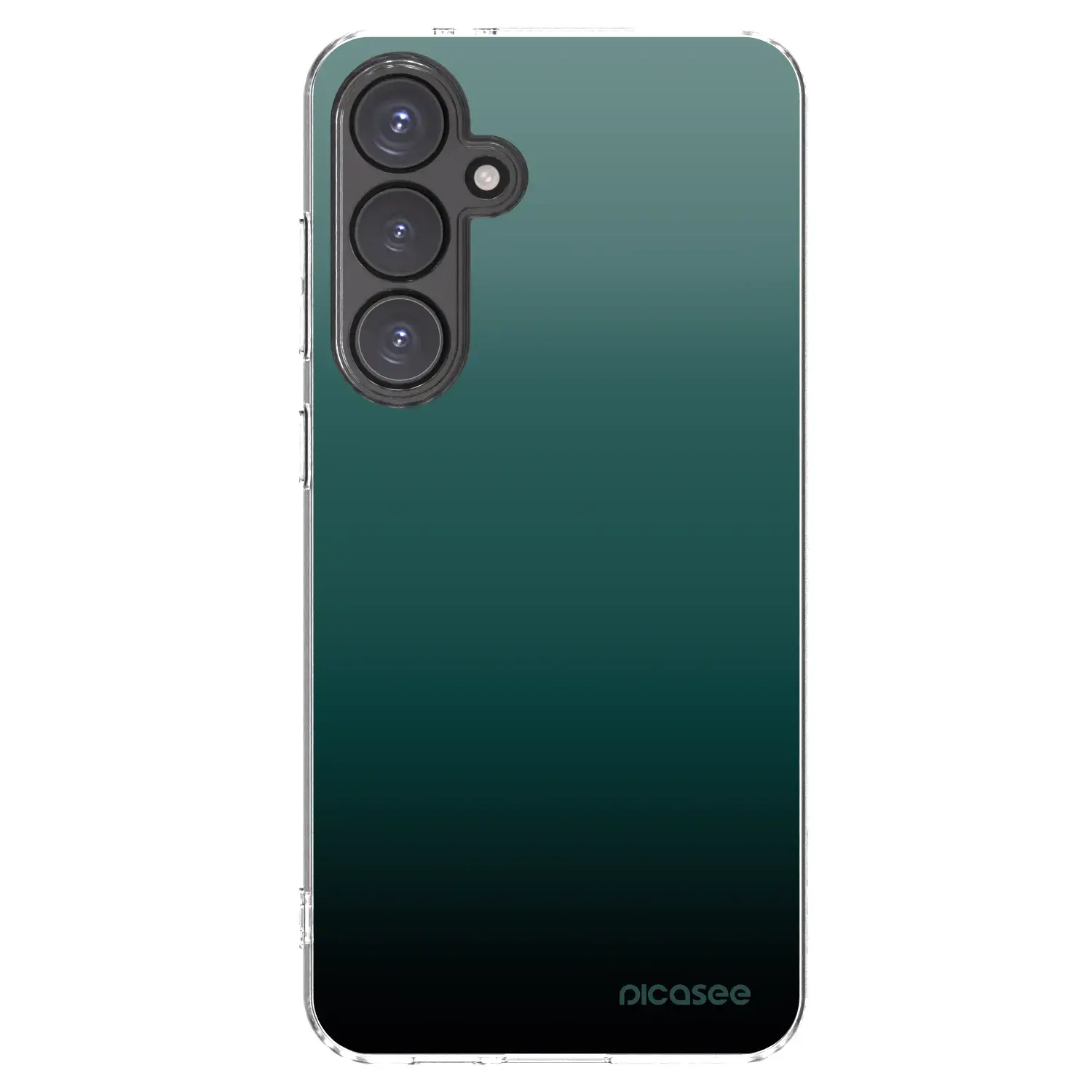 Silikonový průhledný obal pro Samsung Galaxy S24 FE S721B - Verdant Fade