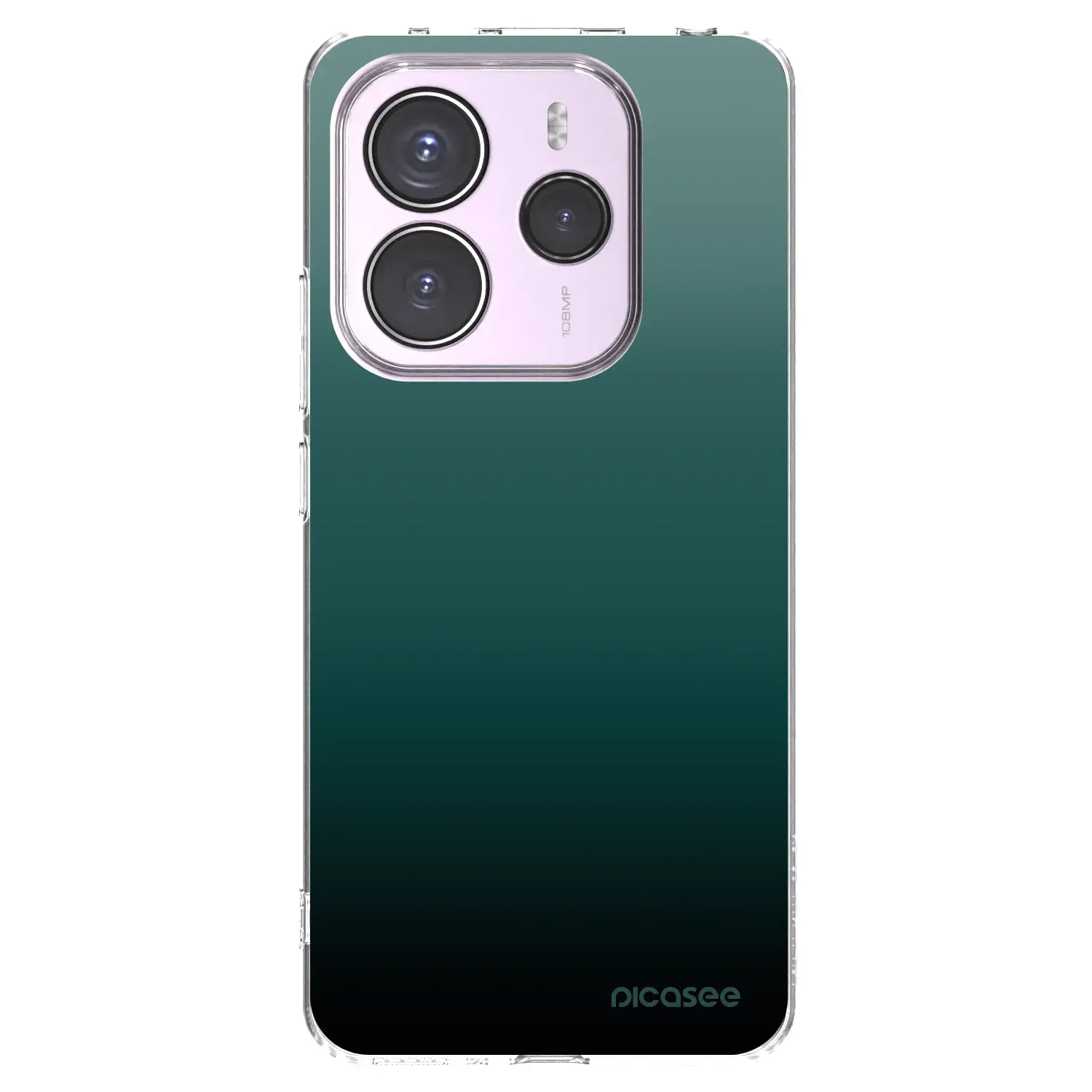 Silikonový průhledný obal pro Xiaomi Redmi Note 14 5G - Verdant Fade