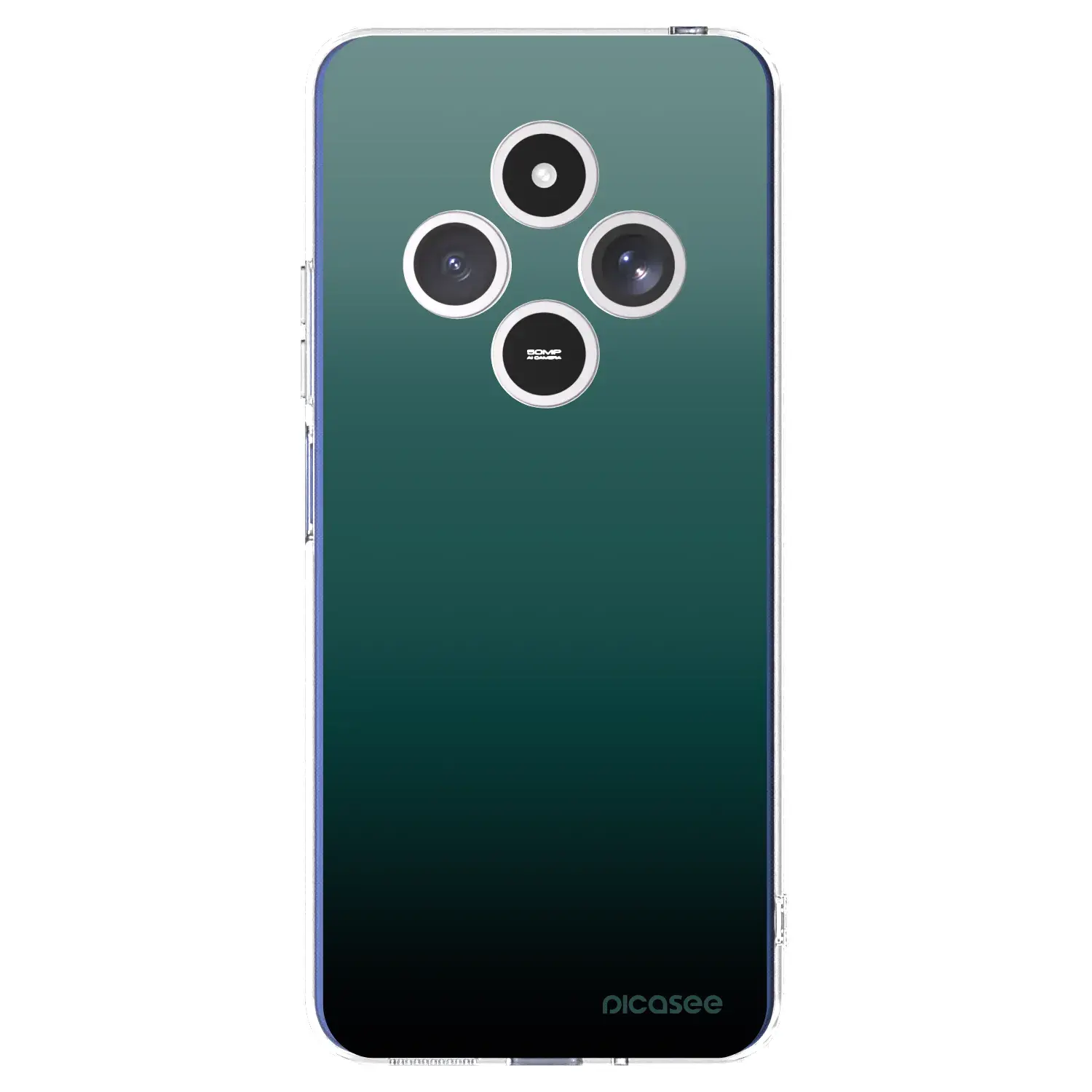 Silikonový průhledný obal pro Xiaomi Redmi 14C - Verdant Fade