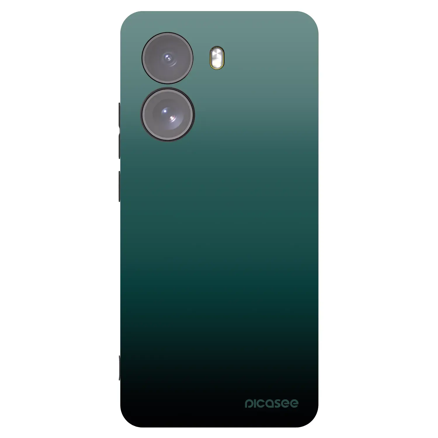 Silikonový černý obal pro Xiaomi Poco X7 - Verdant Fade