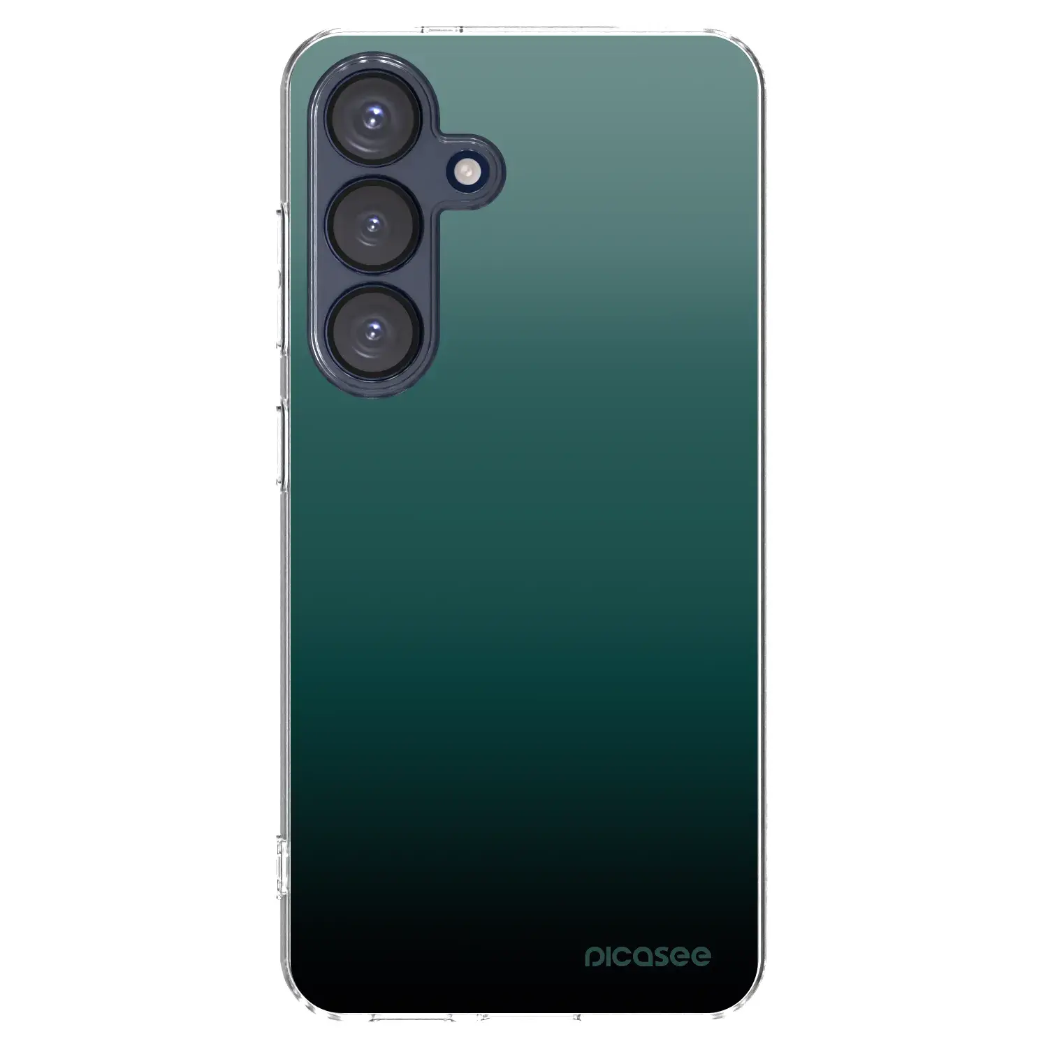 Silikonový průhledný obal pro Samsung Galaxy S25 5G - Verdant Fade