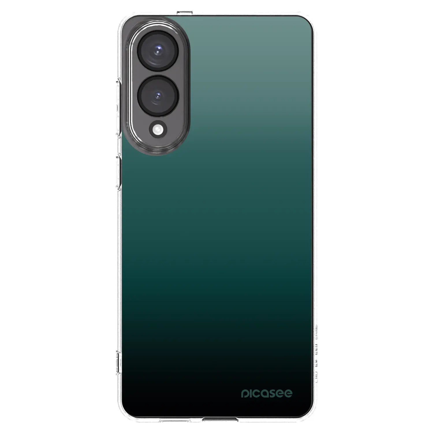 Silikonový průhledný obal pro Samsung Galaxy S25 Edge 5G - Verdant Fade
