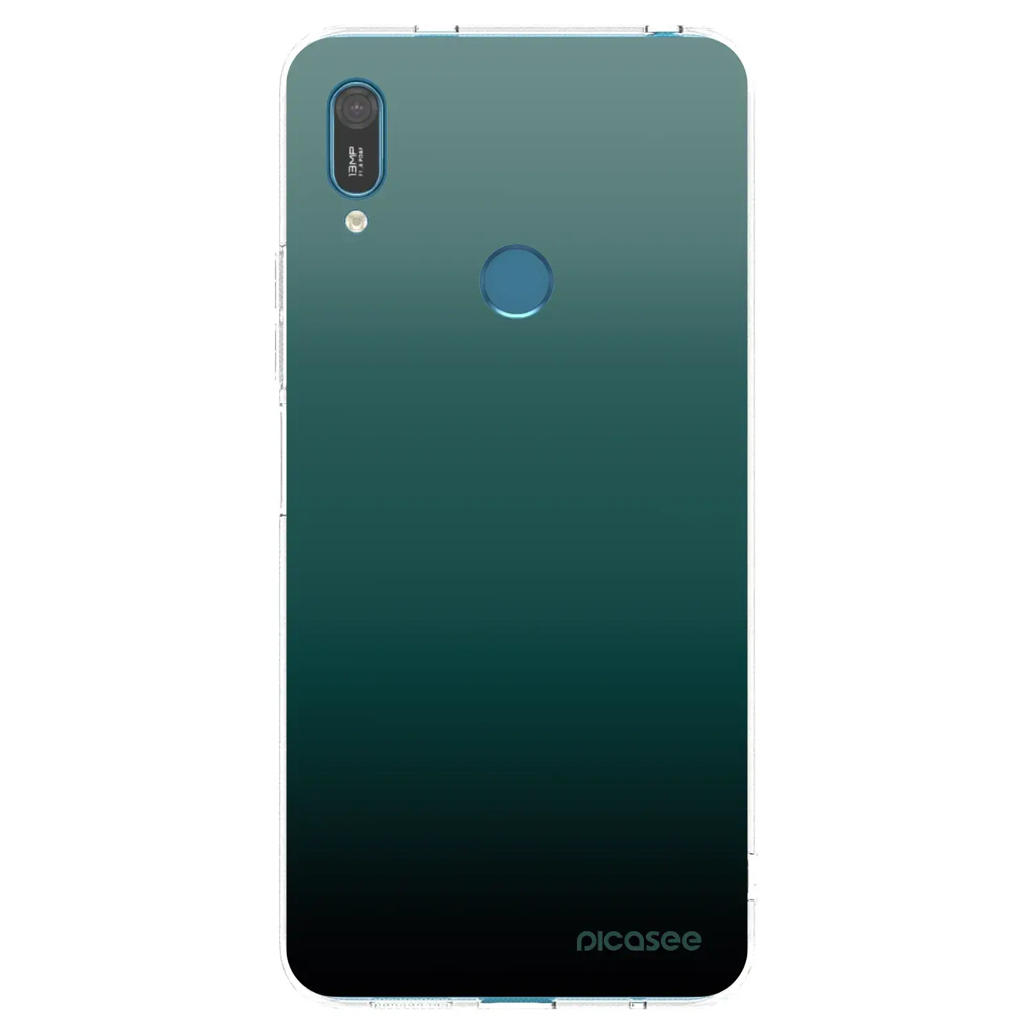 Silikonový průhledný obal pro Huawei Y7 2019 - Verdant Fade